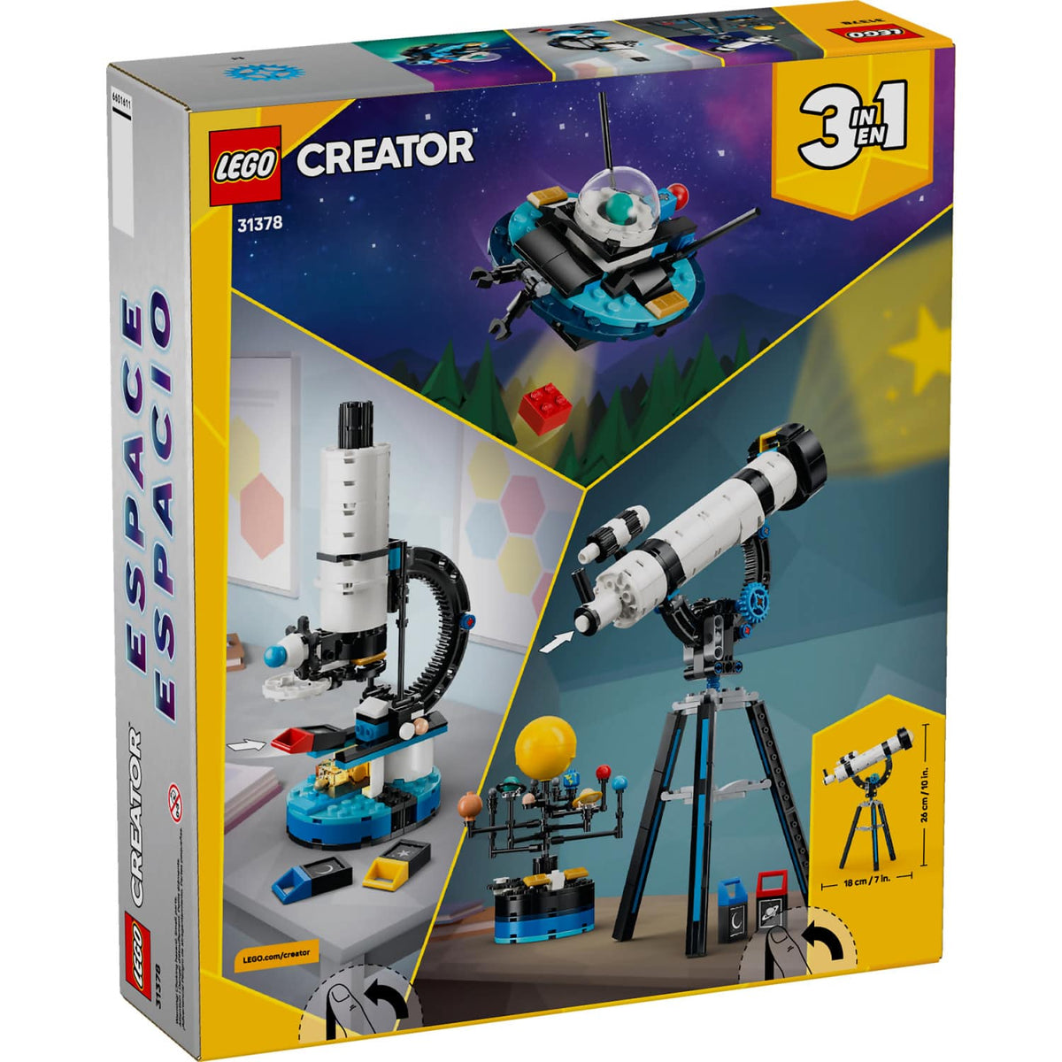 LEGO® 31378 Space Exploration Telescope - Creator 3-in-1