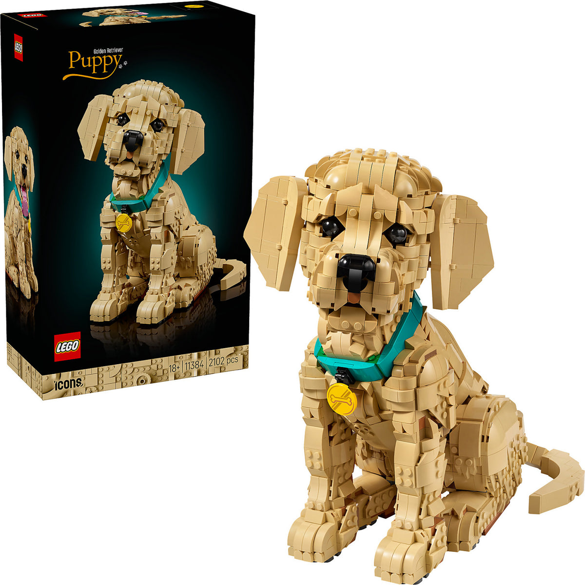 LEGO® 11384 Golden Retriever Puppy - Icons