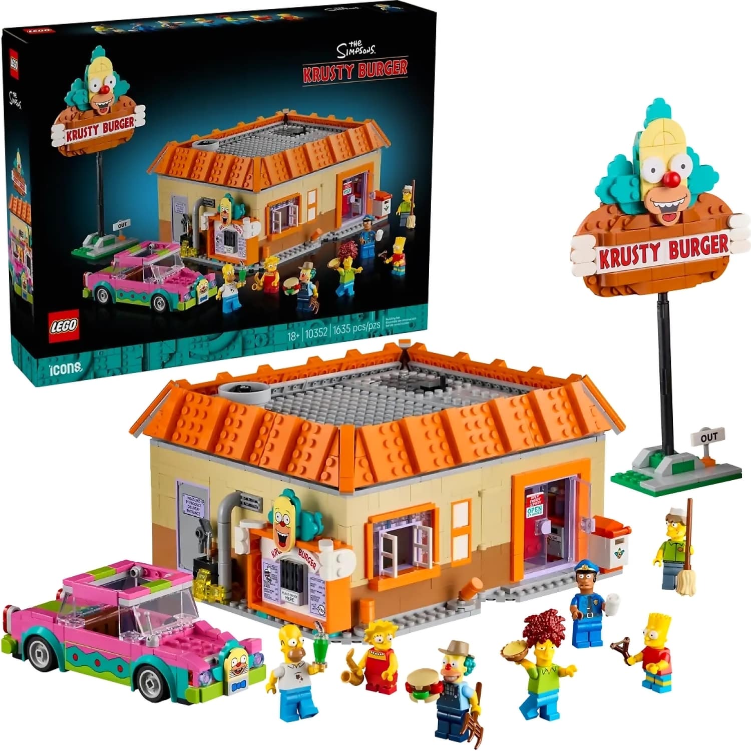 LEGO® 10352 The Simpsons : Krusty Burger - Icons