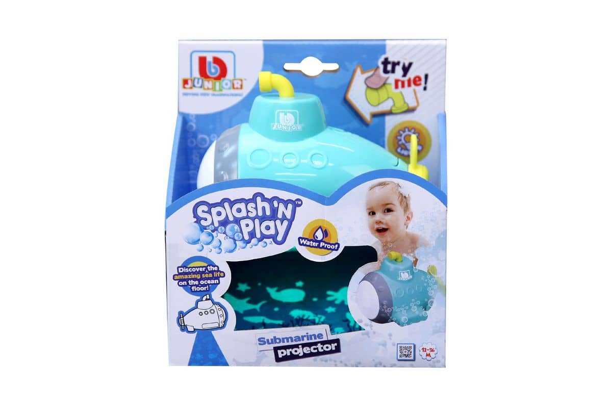 Bburago - Junior Bath Toy Splash And Play Submarine Projector