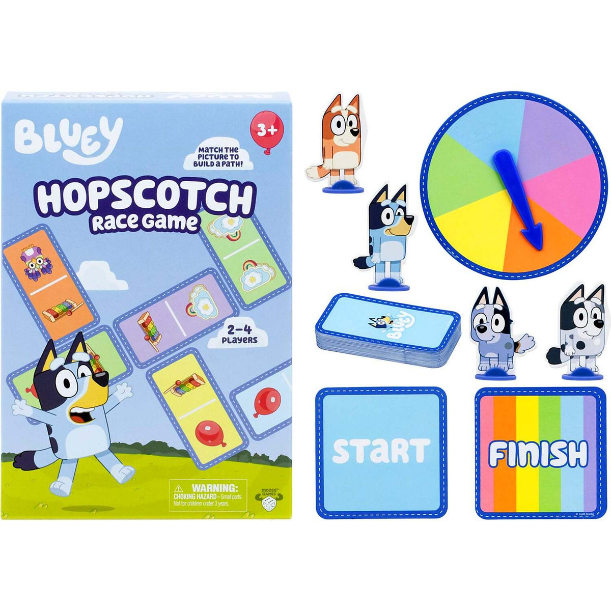 Bluey - Hopscotch Race Game