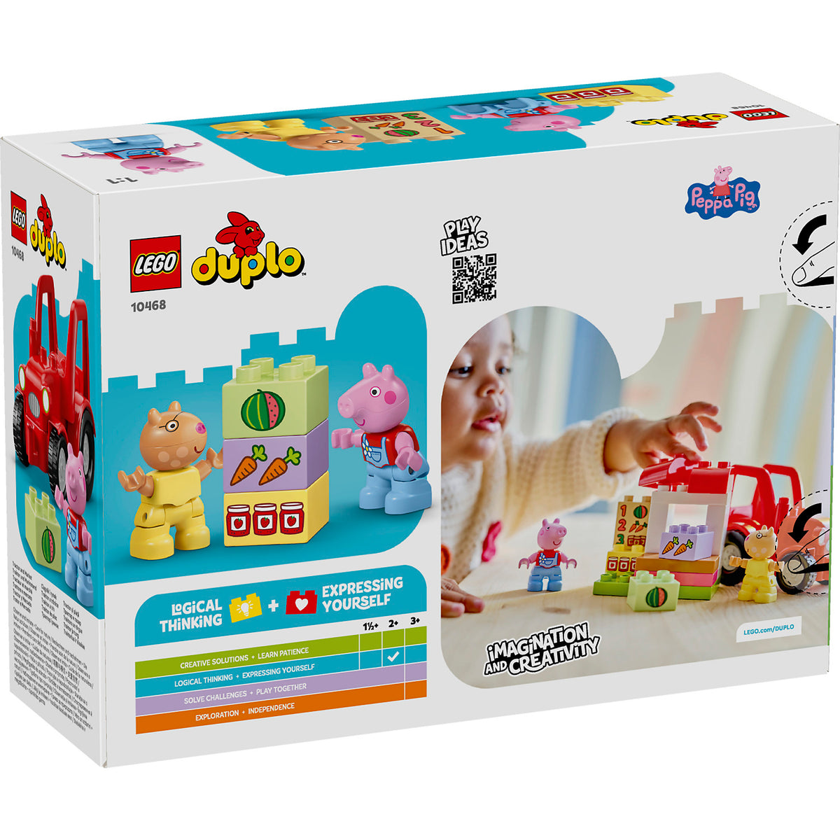 LEGO® 10468 Peppa Pig Tractor and Market - DUPLO®