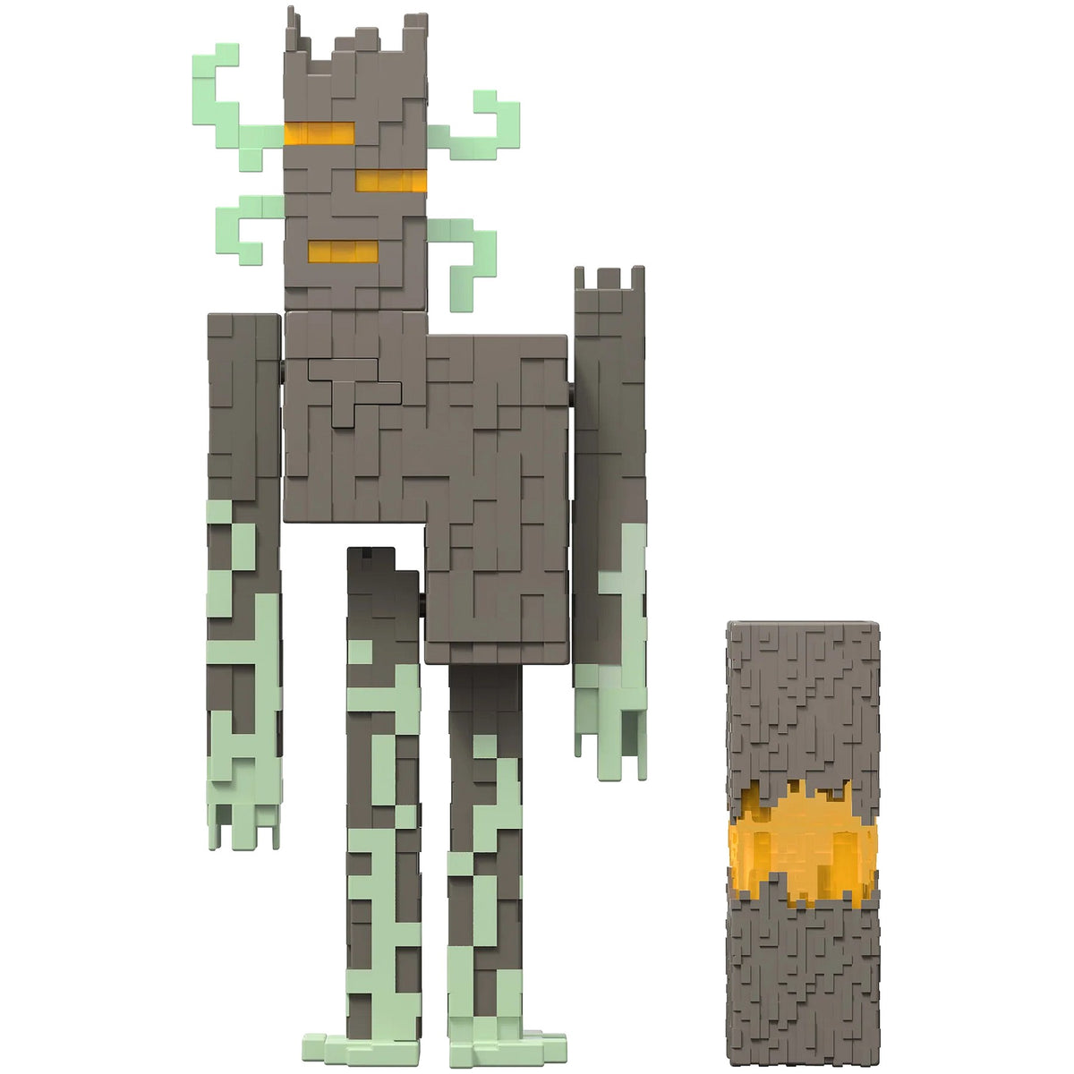 Minecraft - The Creaking 8-inch Action Figure with Interactive Lights Sounds & Accessories - Mattel