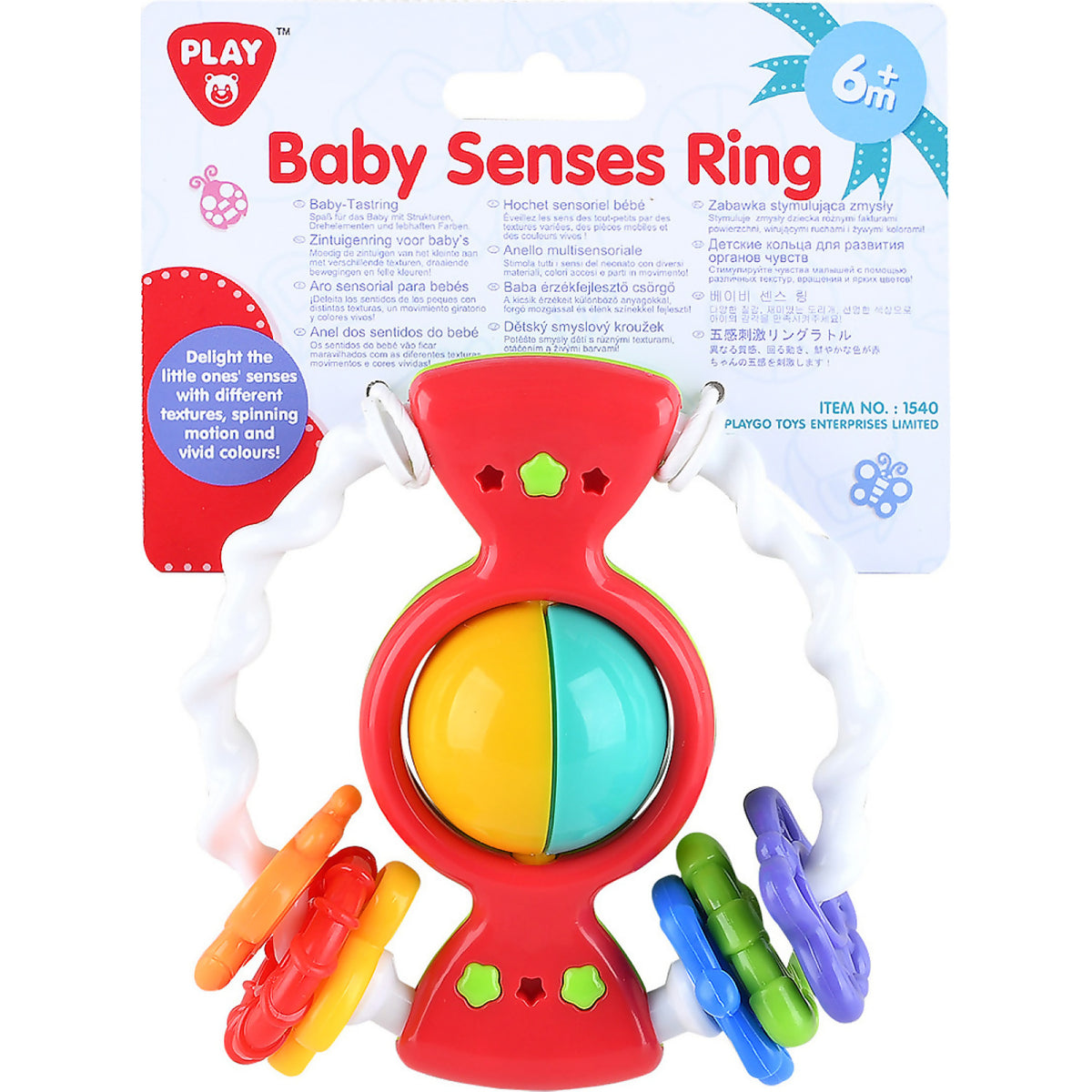 Playgo Toys Ent. Ltd - Baby Senses Ring 1 X Assorted (chosen At Random)