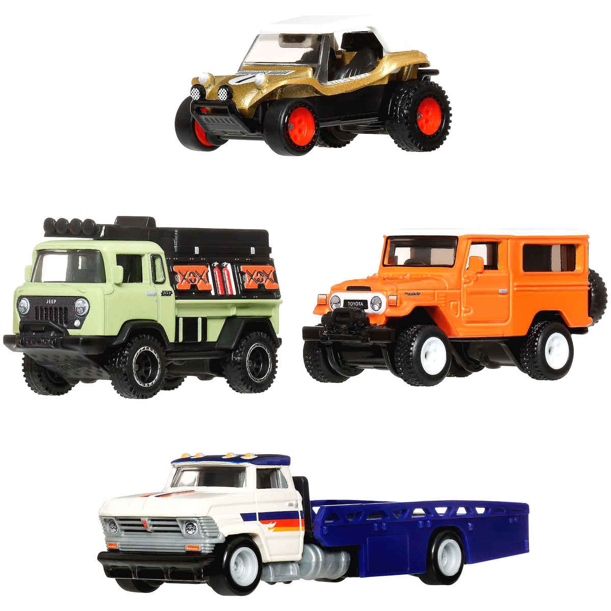 Hot Wheels - Hot Wheels Premium Collector Display Set Horizon Hauler Transport Scale 1:64 - Mattel