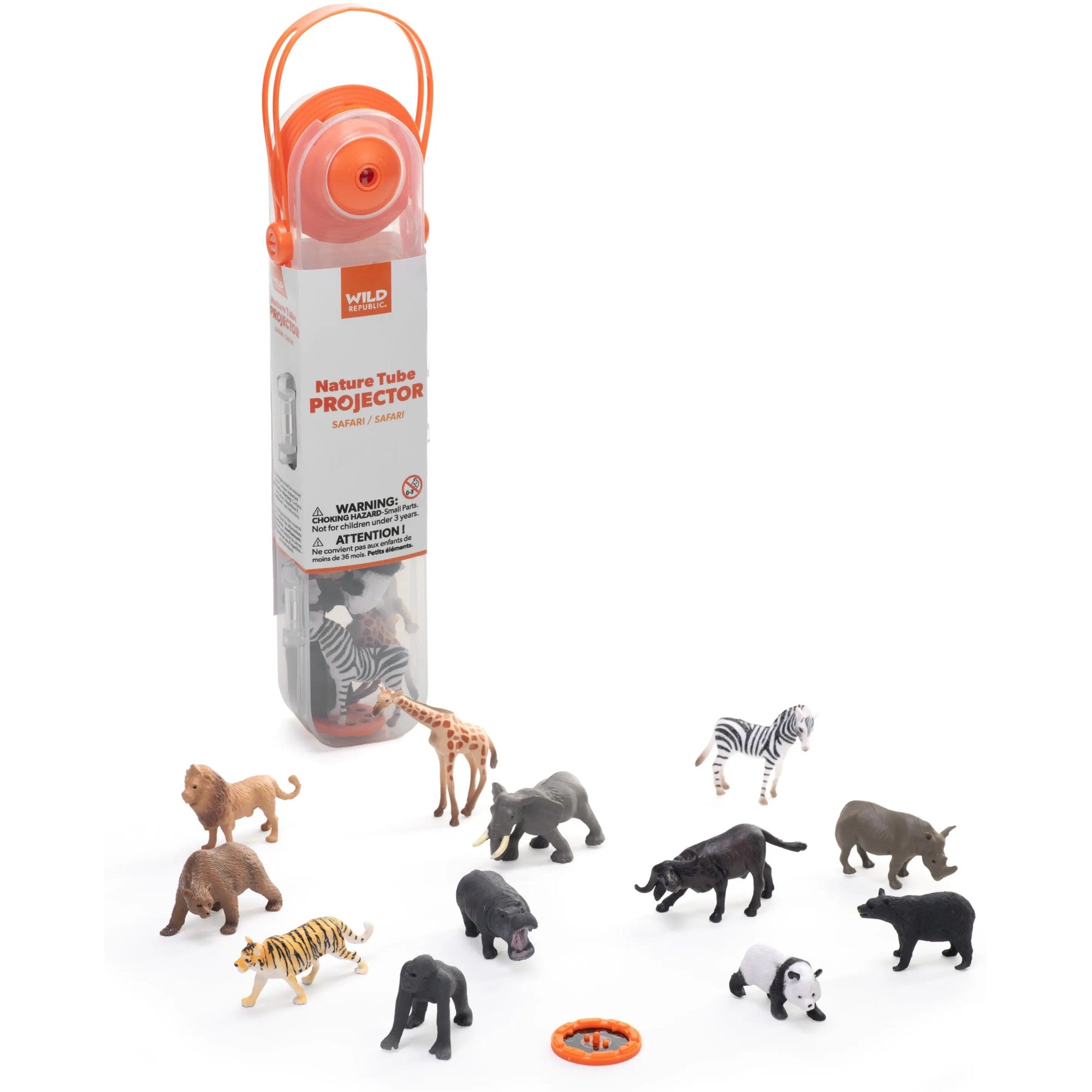 Wild Republic - Nature Tube Projector African Safari Animal Figures