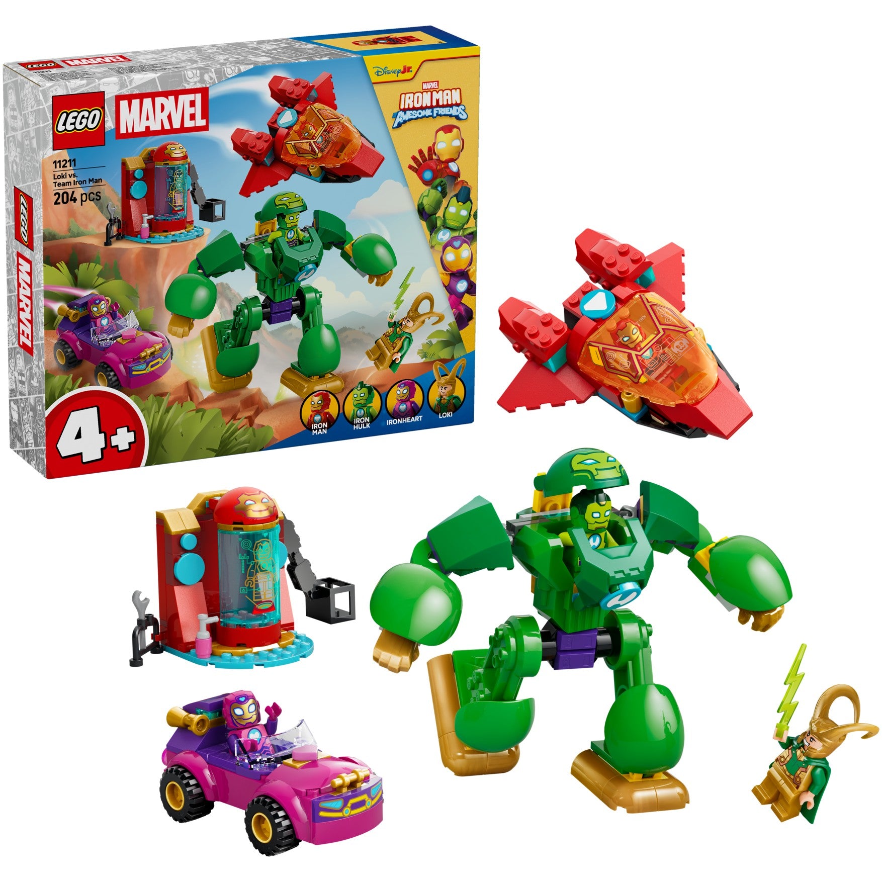 LEGO® 11211 Loki vs. Team Iron Man - Marvel Super Heroes 4+