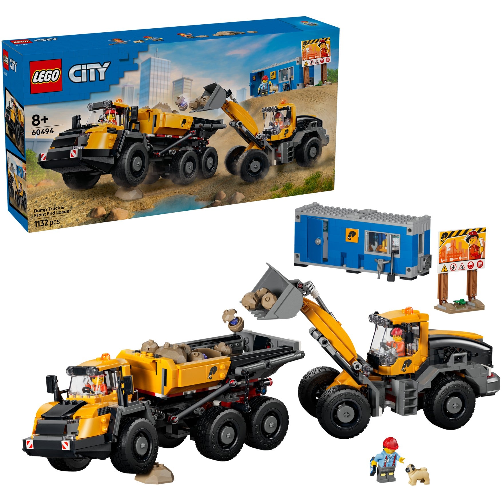 LEGO® 60494 Dump Truck & Front End Loader - City