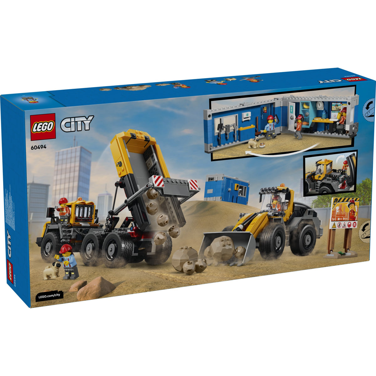 LEGO® 60494 Dump Truck & Front End Loader - City