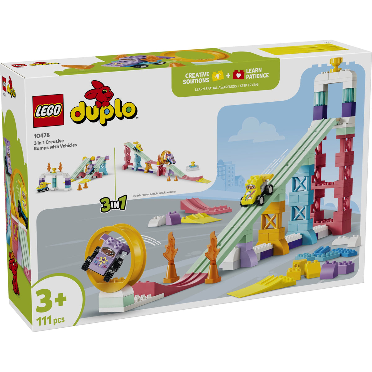 LEGO® 10478 3-in-1 Creative Ramps with Vehicles - DUPLO®