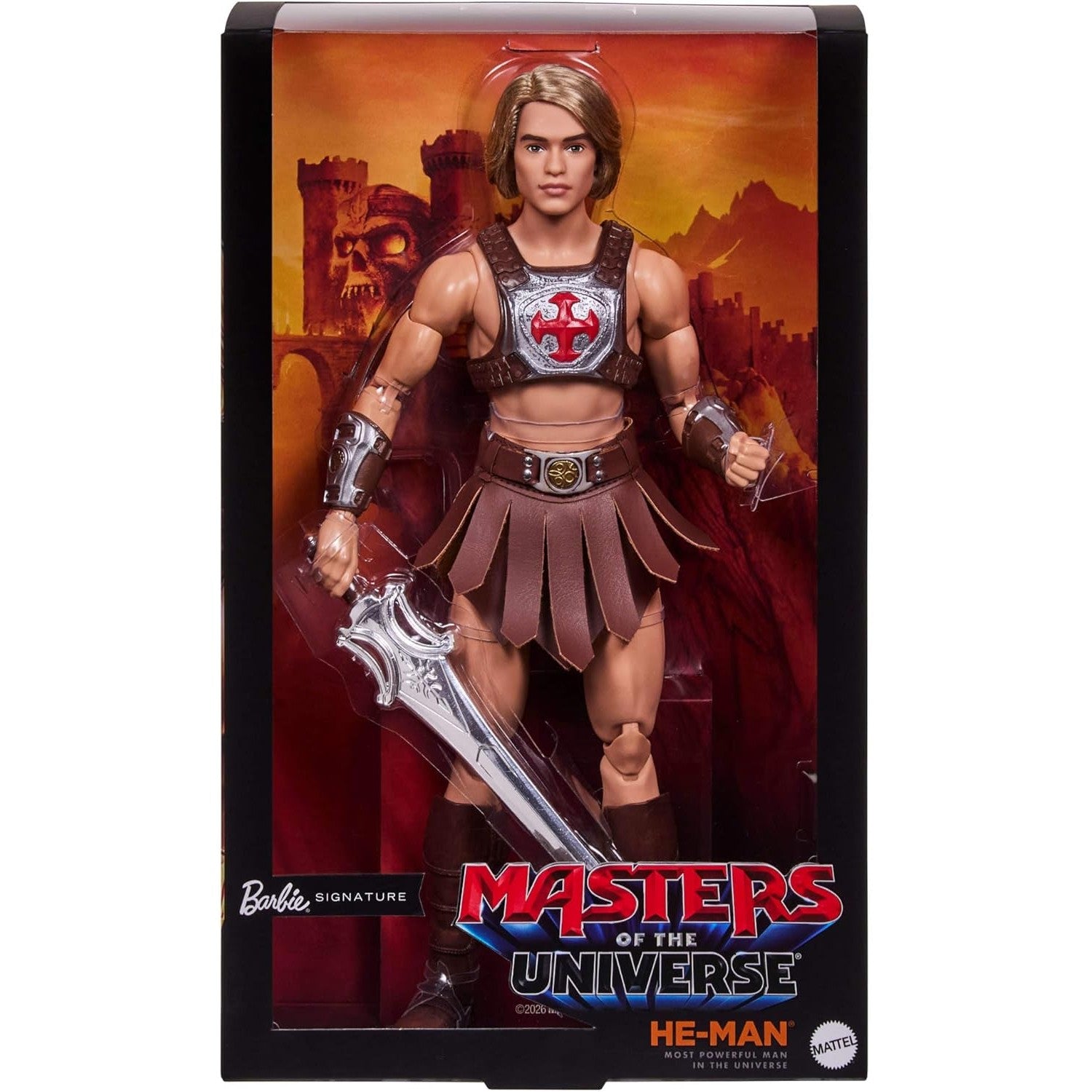 Barbie - Signature Ken He-Man Collectible Doll in MOTU Movie Fashions - Mattel