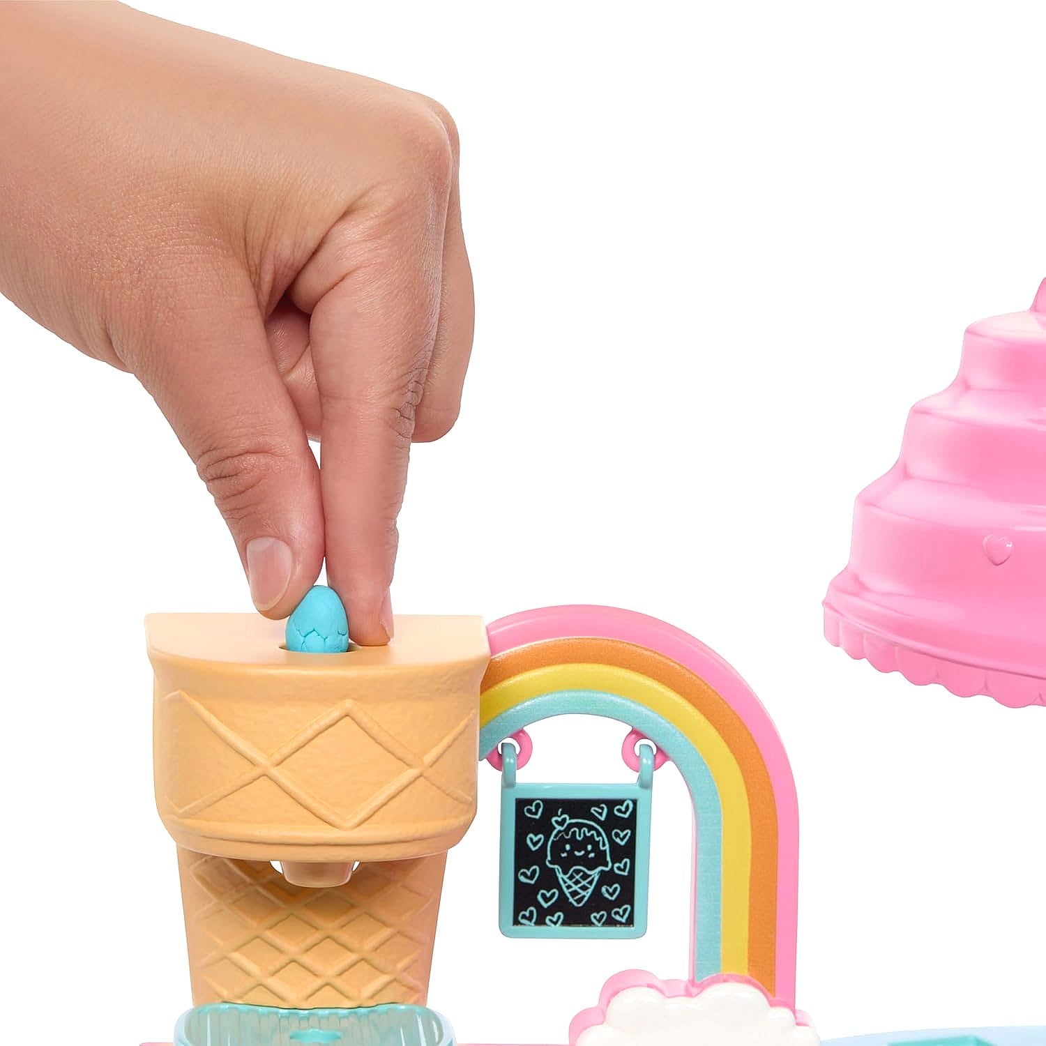 Barbie - Club Chelsea Ice Cream Shop Playset - Mattel