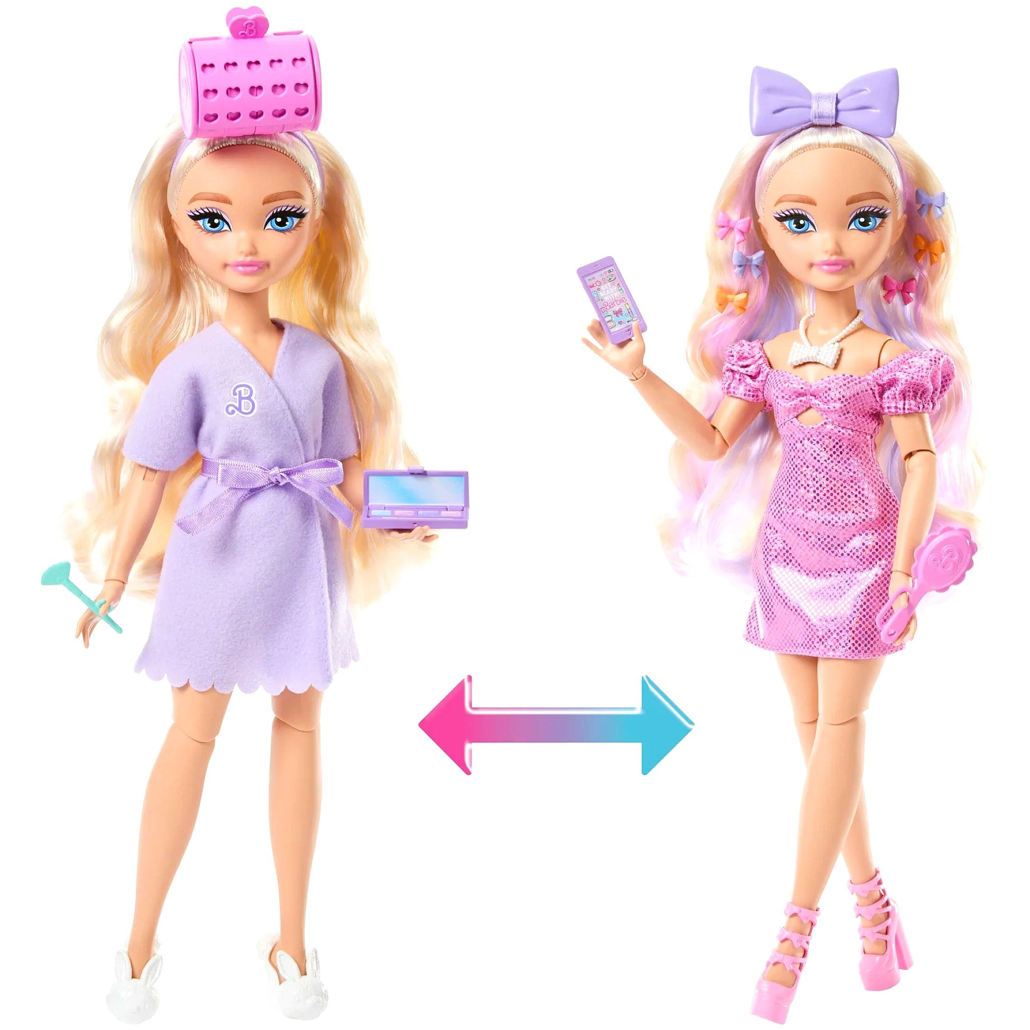 Barbie - Dream Besties Get Ready with Barbie Malibu Fashion Doll & Accessories - Mattel