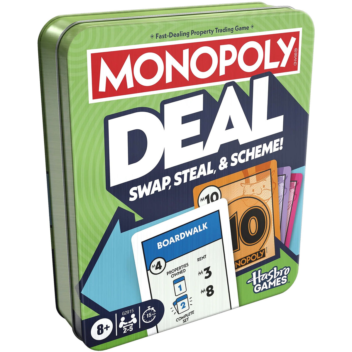 Monopoly - Deal Tin Card Game - Hasbro