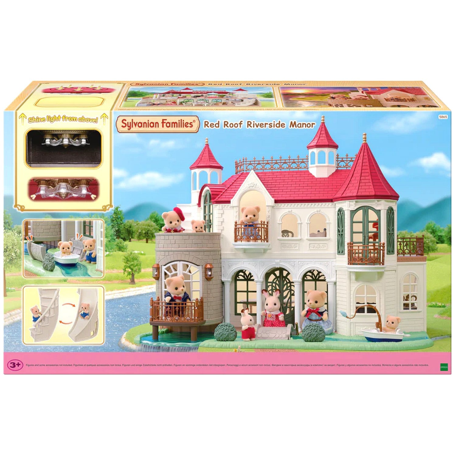 Sylvanian Families - Red Roof Riverside Manor Playset