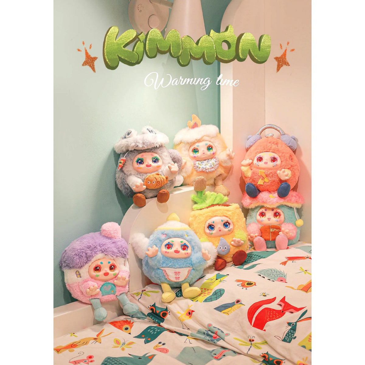 Kimmon - Warming Time Series Mystery Collectible Plush Figure Blind Box