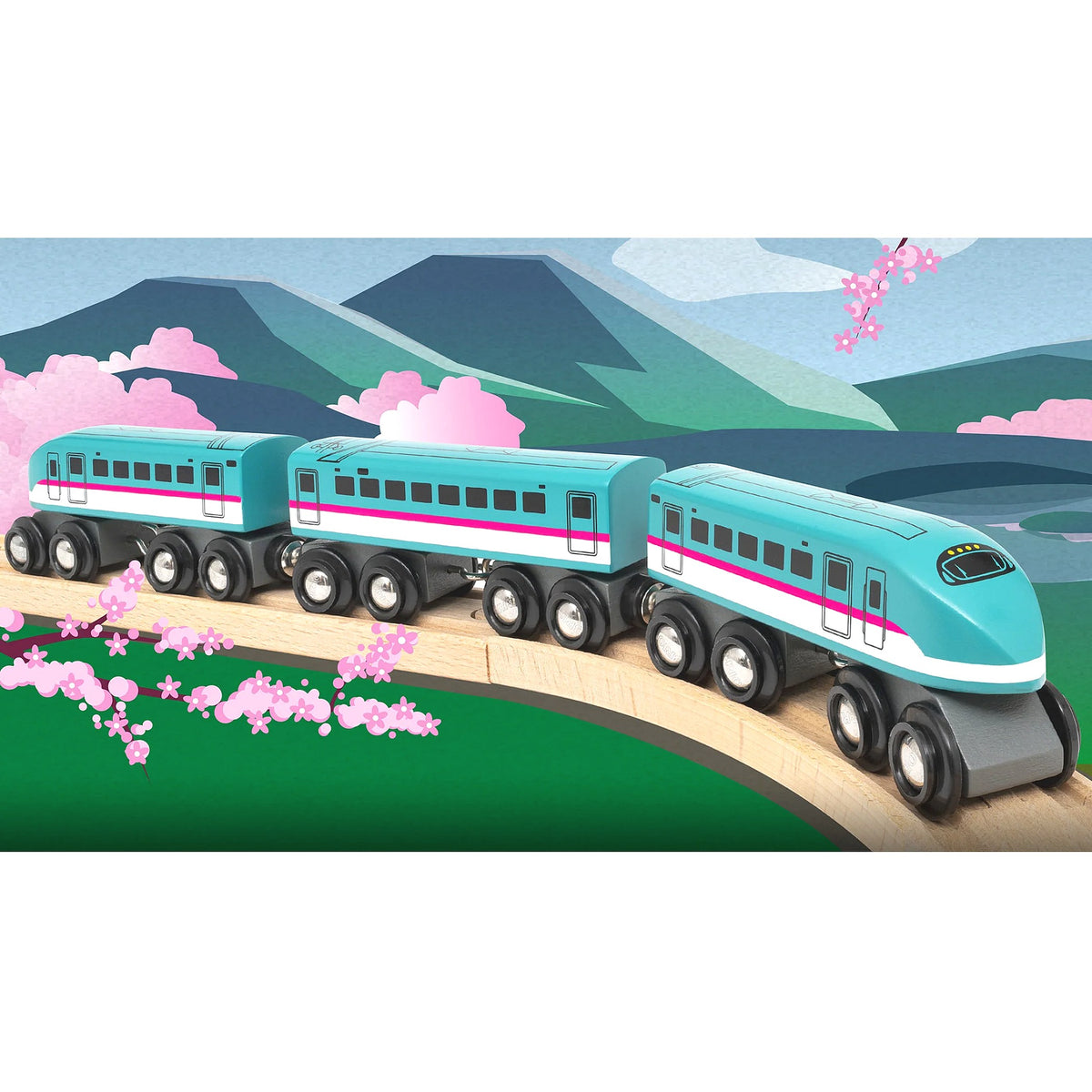 BRIO World - Trains of the World Shinkansen Series E5 Hayabusa Train Set