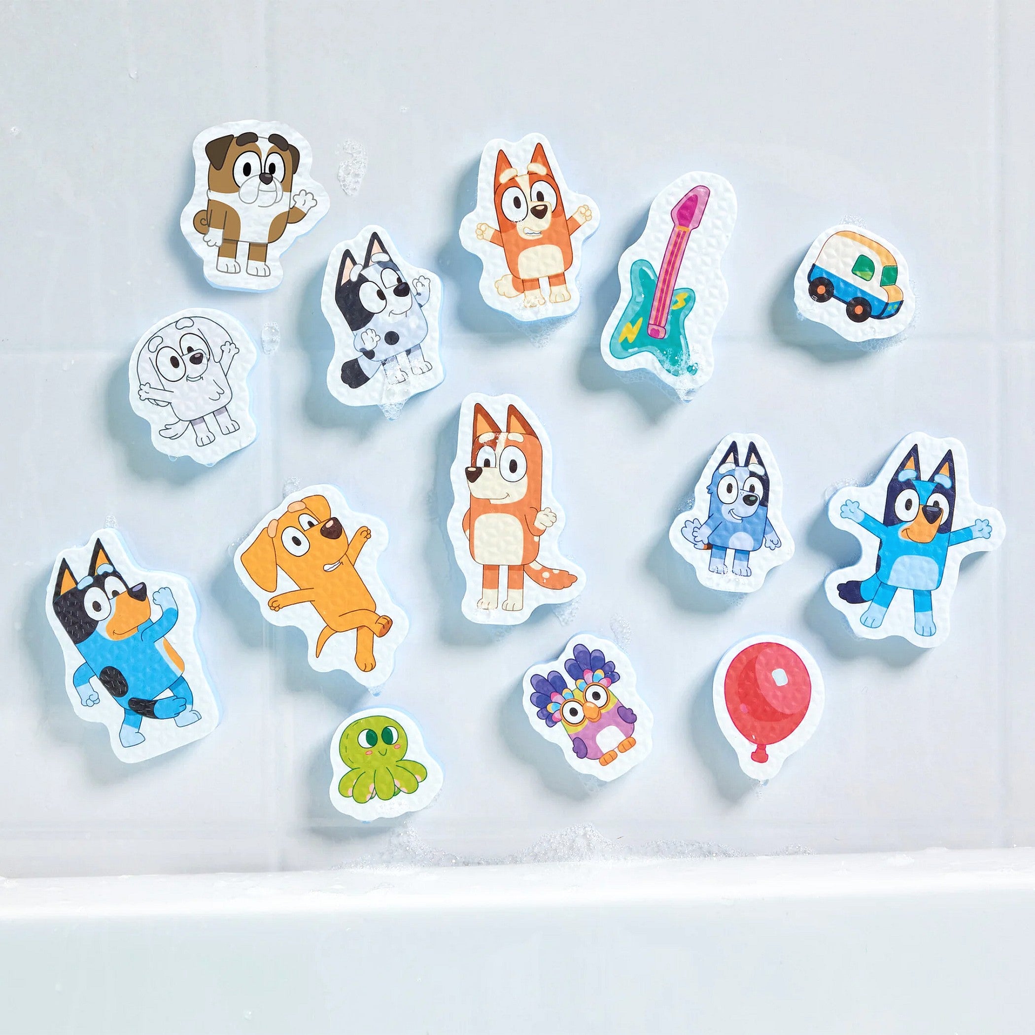 TOMY - Toomies Playdate at Bluey's Bath Sticker Set