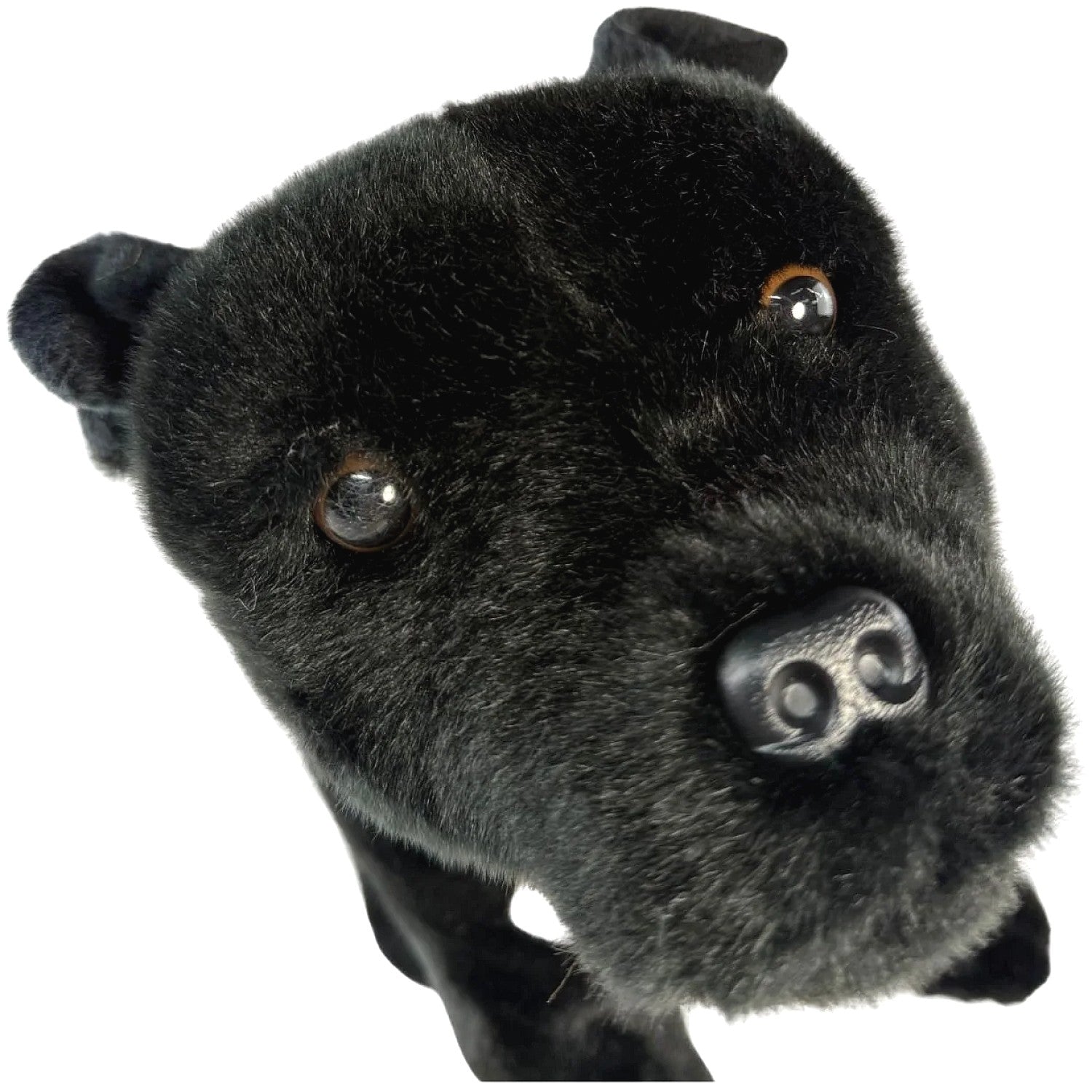 Bocchetta - DJ Black Staffy Sitting Soft Plush 32cm
