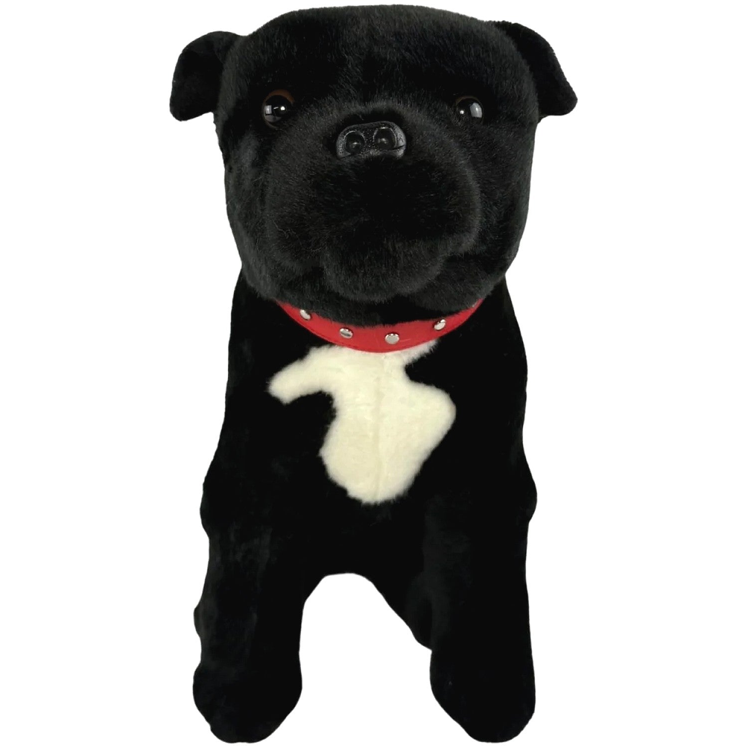 Bocchetta - DJ Black Staffy Sitting Soft Plush 32cm