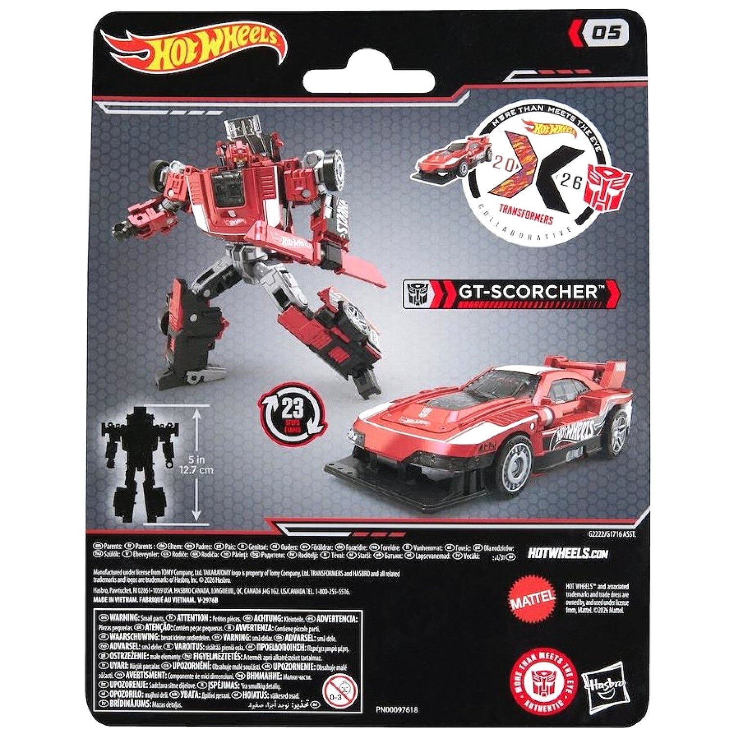 Transformers - Collaborative Hot Wheels X Transformers GT-Scorcher Action Figure - Hasbro