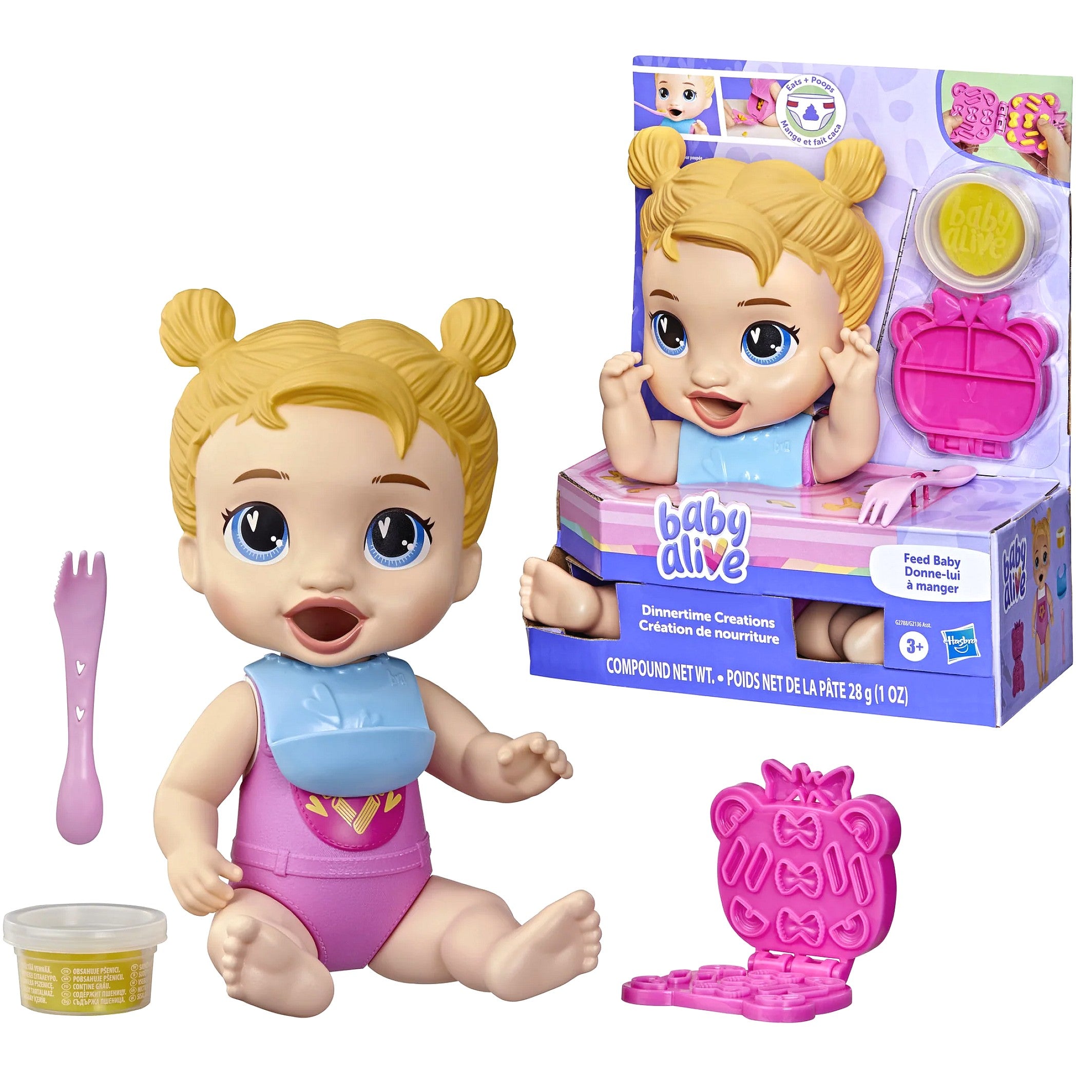 Baby Alive - Dinnertime Creations Blonde Hair Harper - Hasbro