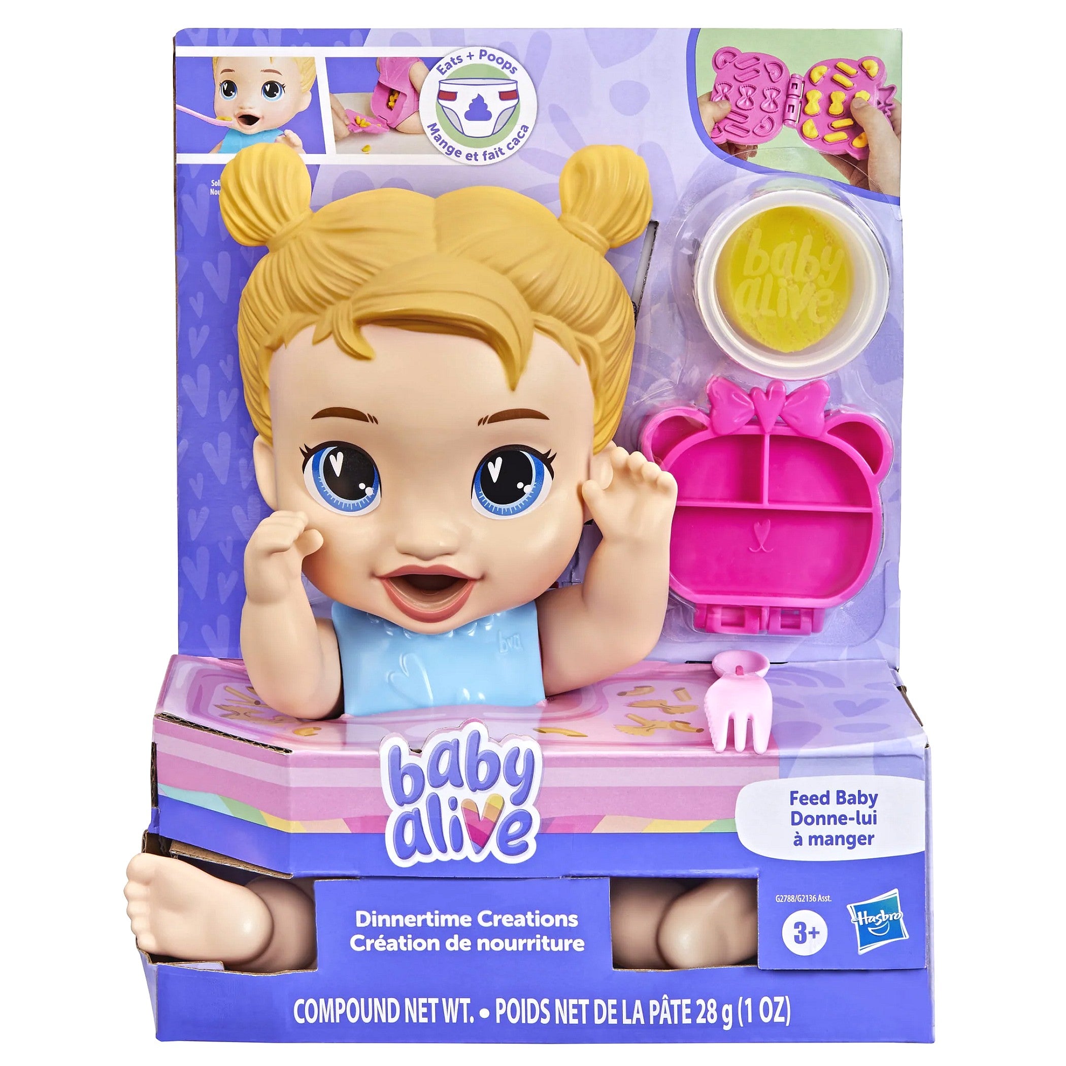 Baby Alive - Dinnertime Creations Blonde Hair Harper - Hasbro