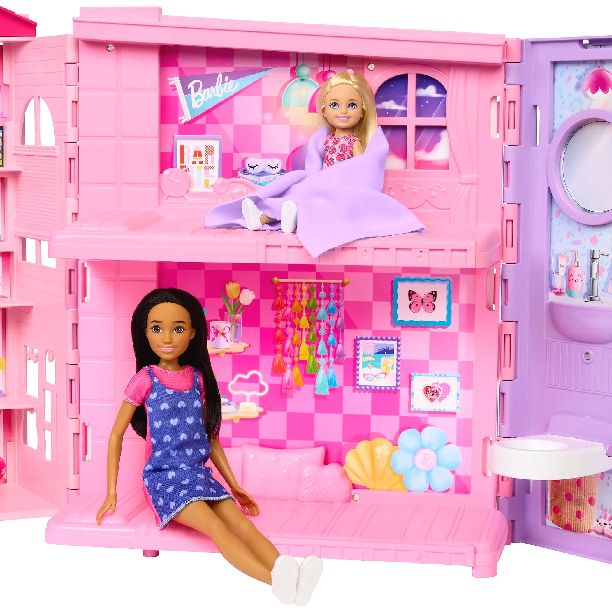 Barbie - Weekend Escape House Dollhouse Playset Dolls Not Included - Mattel