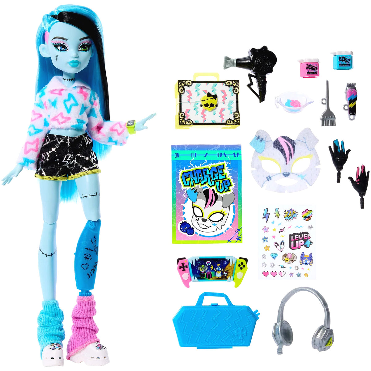 Monster High - Self-Scare Secrets Frankie Stein Fashion Doll - Mattel
