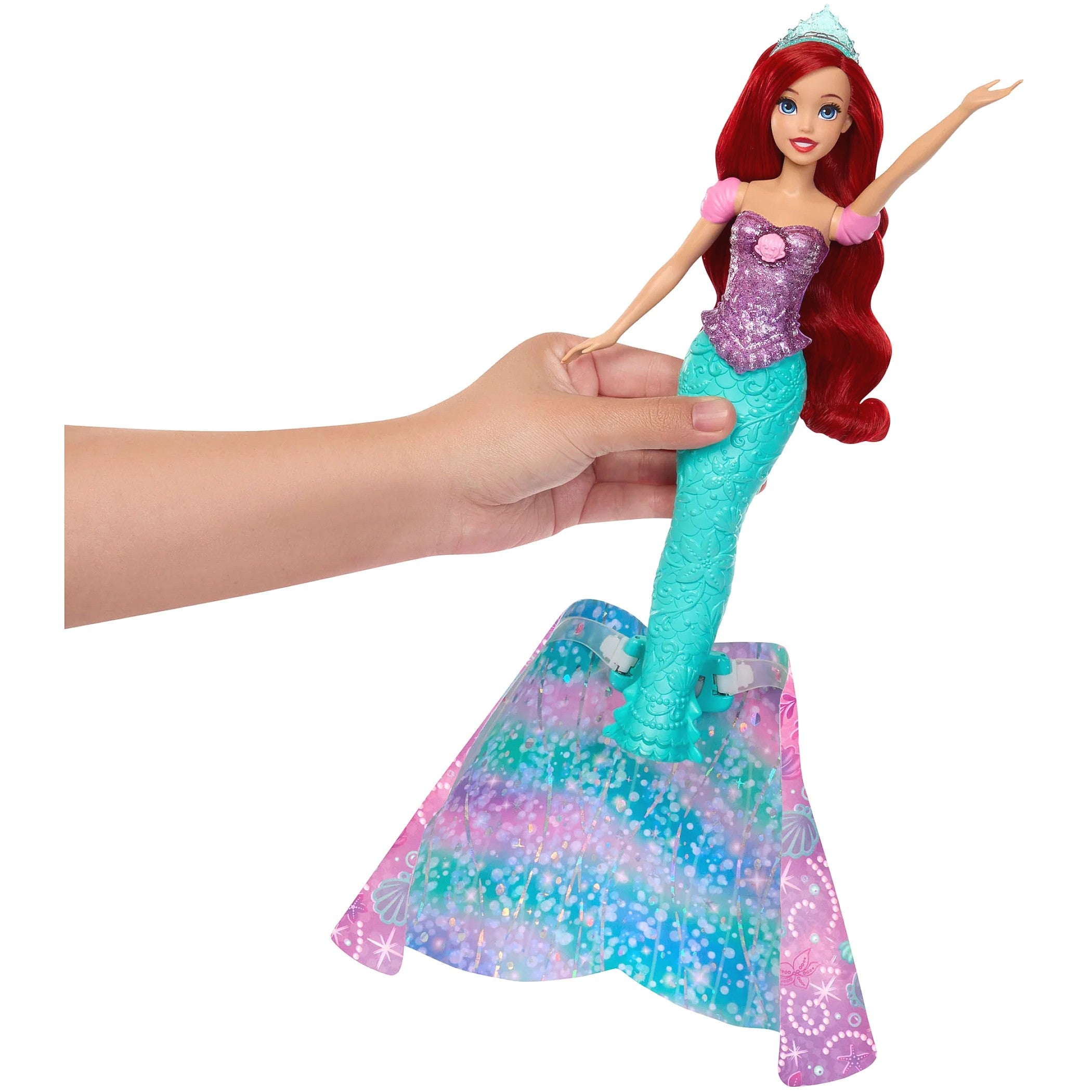 Disney - Princess Ariel Human To Mermaid Transforming Fashion Doll - Mattel