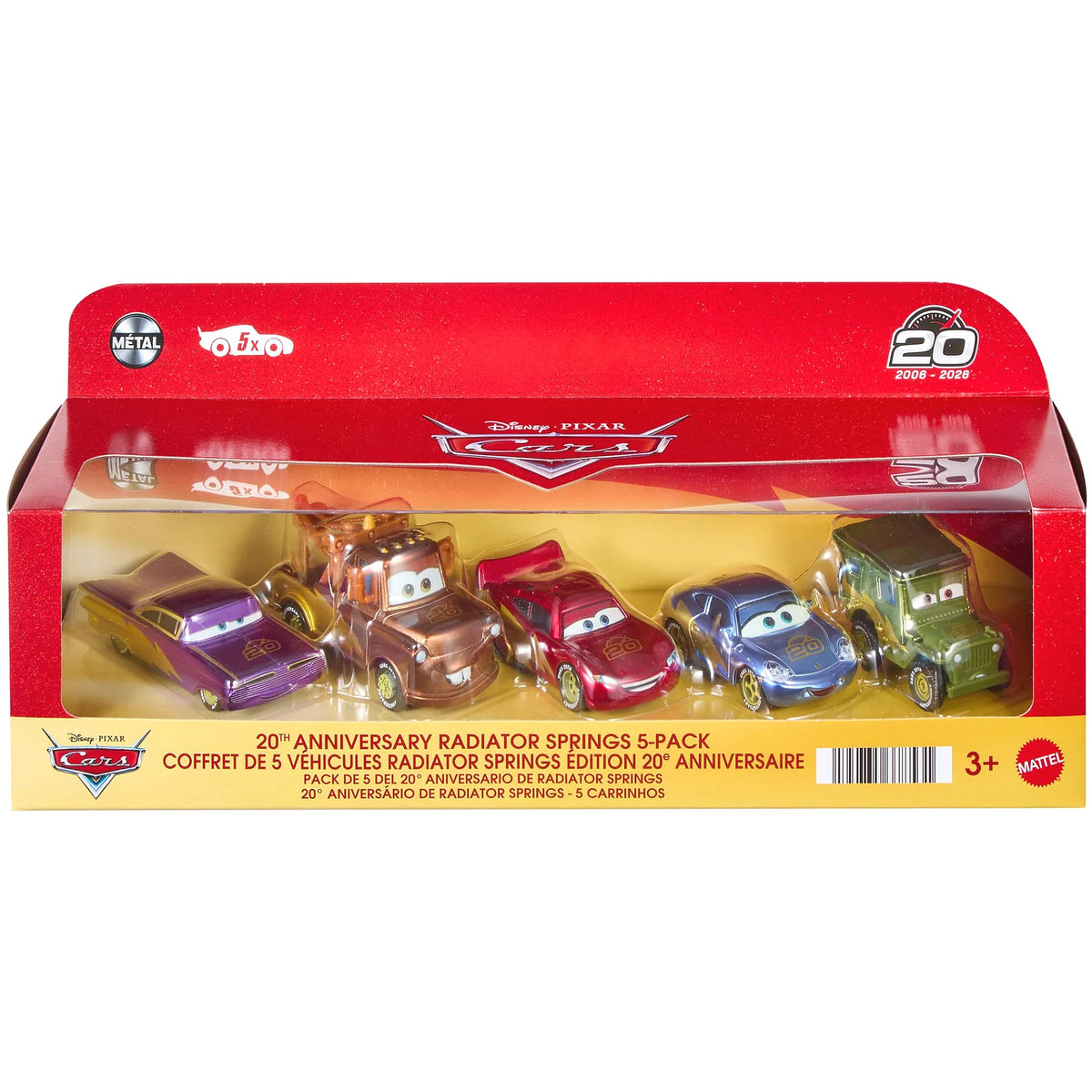 Disney Pixar - CARS 20th Anniversary Radiator Springs 5-Pack - Mattel