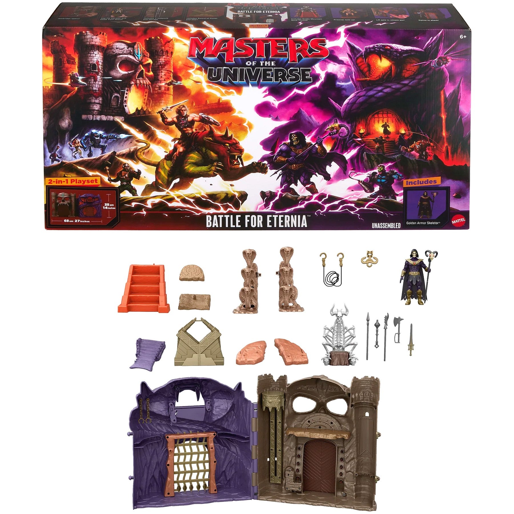 Masters of the Universe - Battle For Eternia 2-In-1 Playset - Mattel