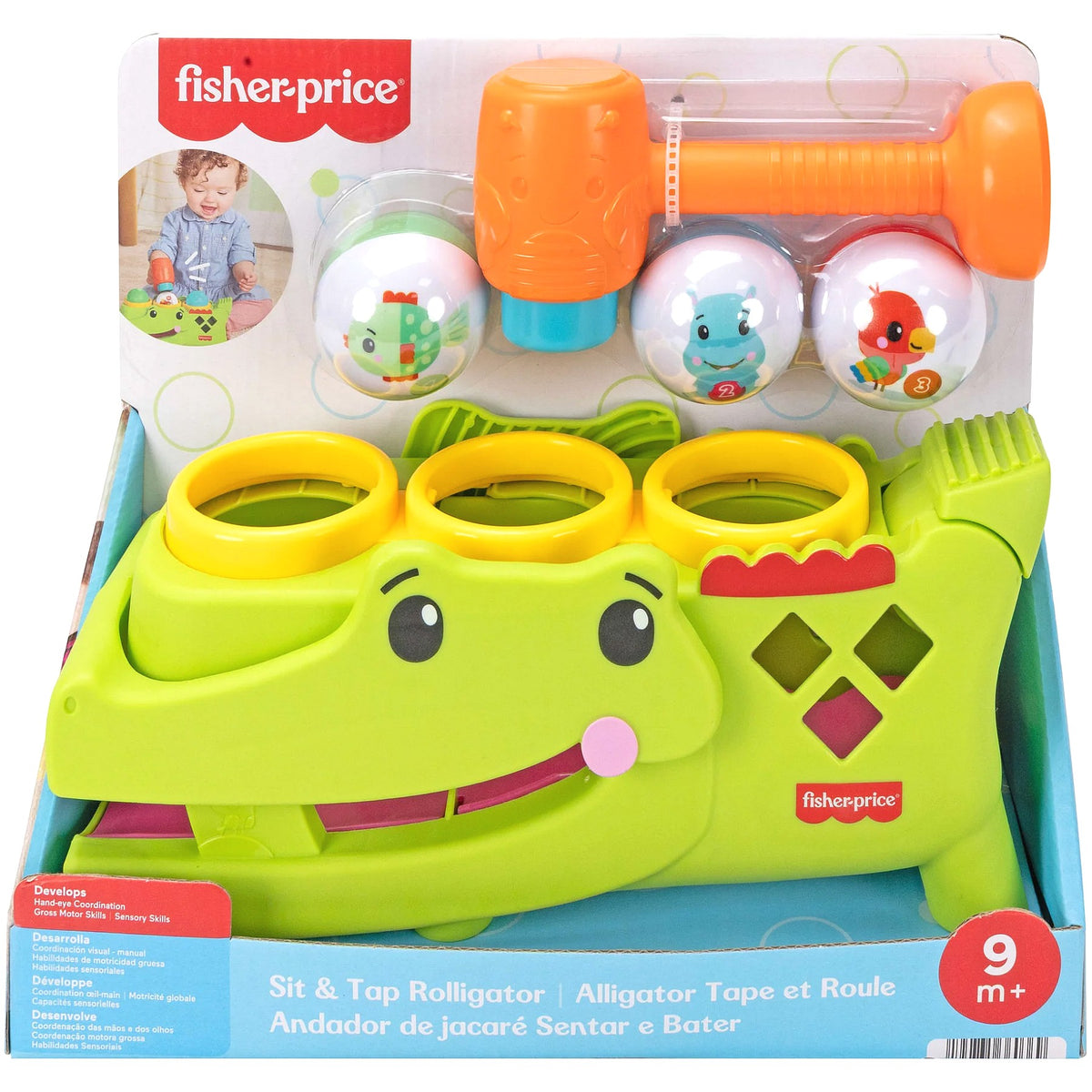 Fisher-Price - Sit & Tap Alligator - Mattel