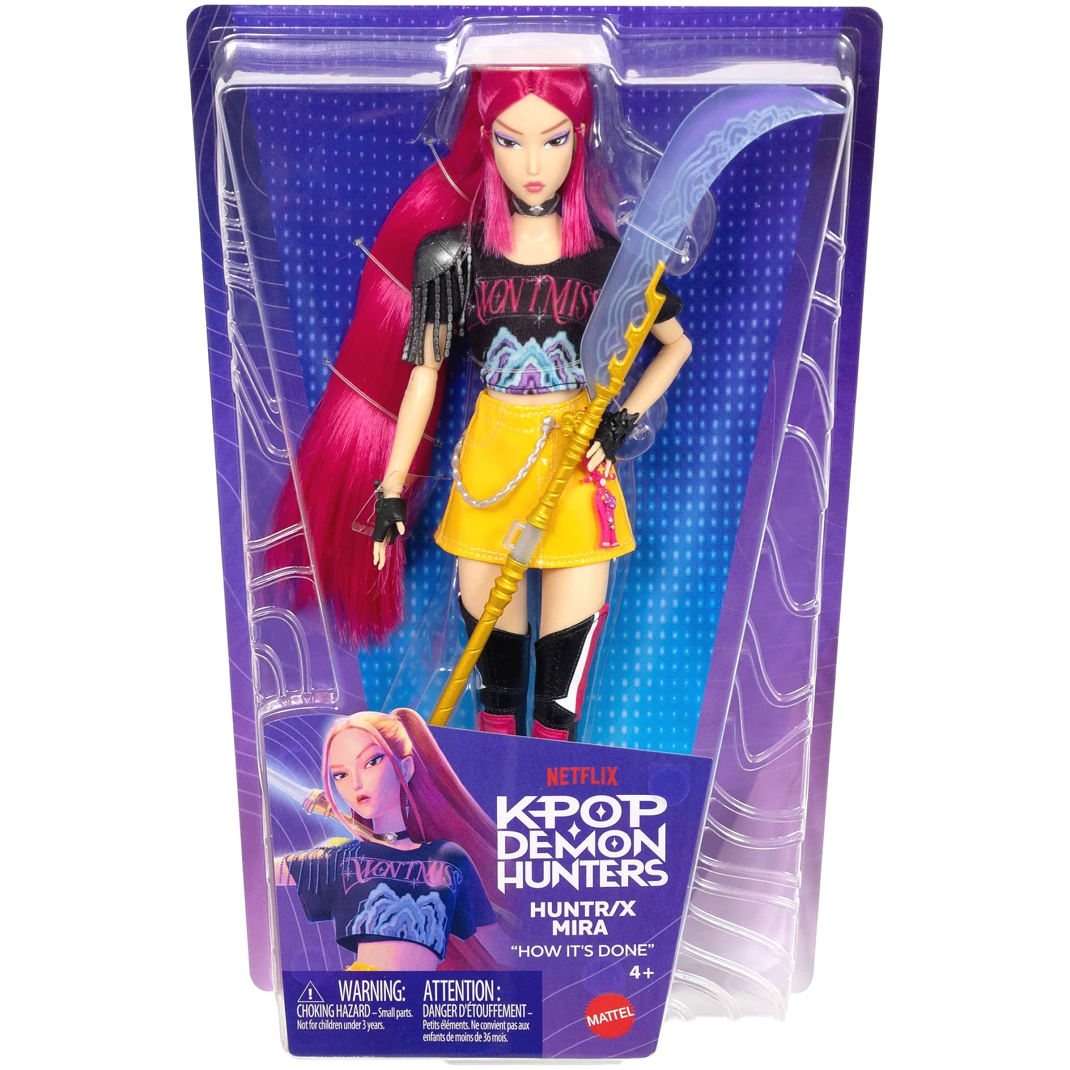 KPop Demon Hunters - HUNTR/X Mira How It's Done Fashion Doll - Mattel