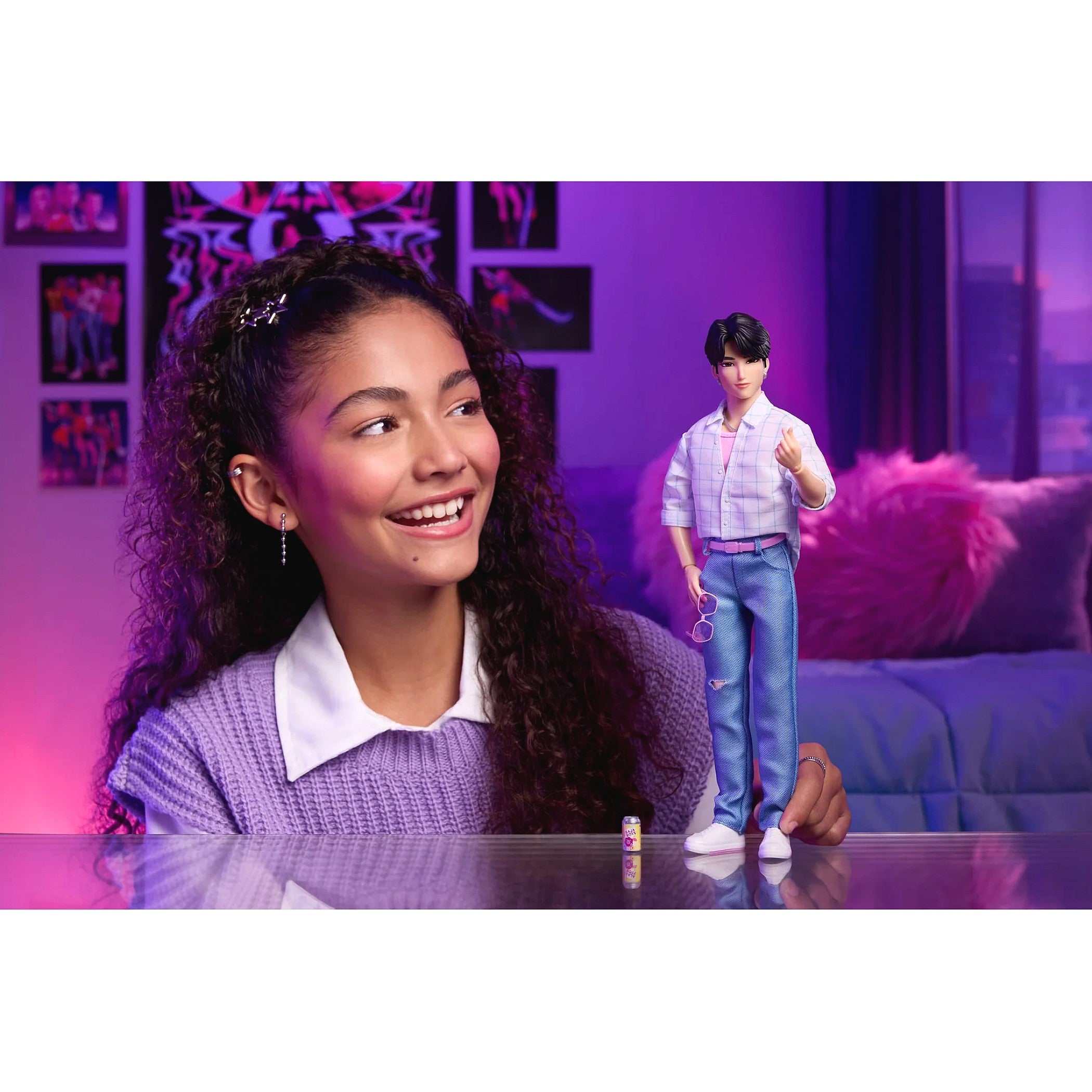 KPop Demon Hunters - Saja Boys Jinu Soda Pop Fashion Doll - Mattel