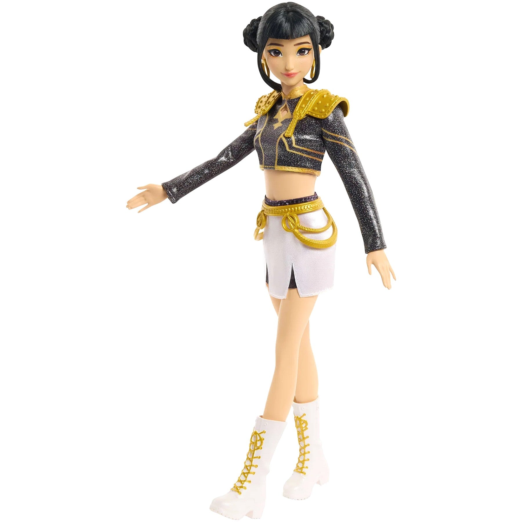 KPop Demon Hunters - HUNTR/X Zoey Singing Golden Fashion Doll - Mattel
