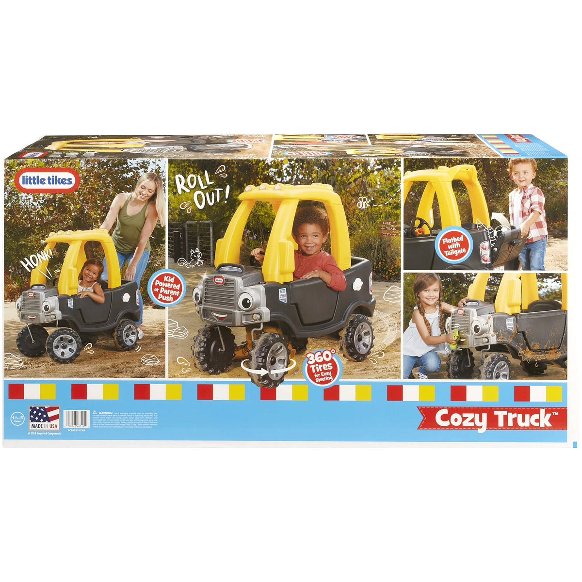 Little Tikes - Cozy Truck Black Ride-On Vehicle