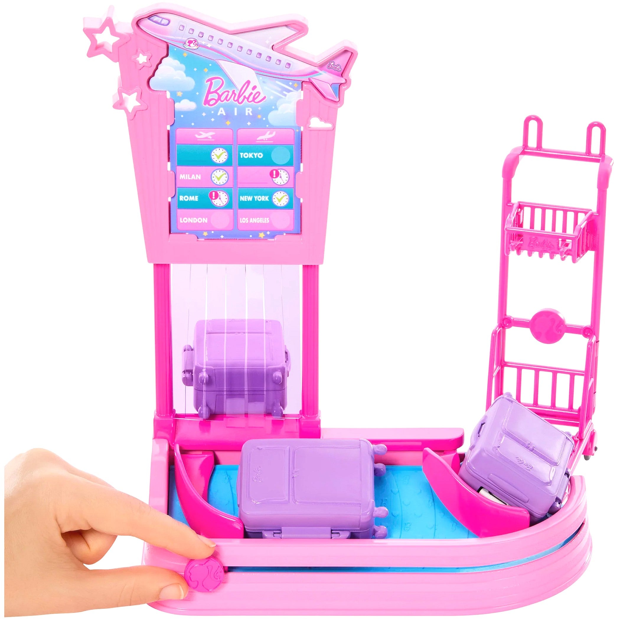 Barbie - Family & Friends Baggage Claim Playset - Mattel