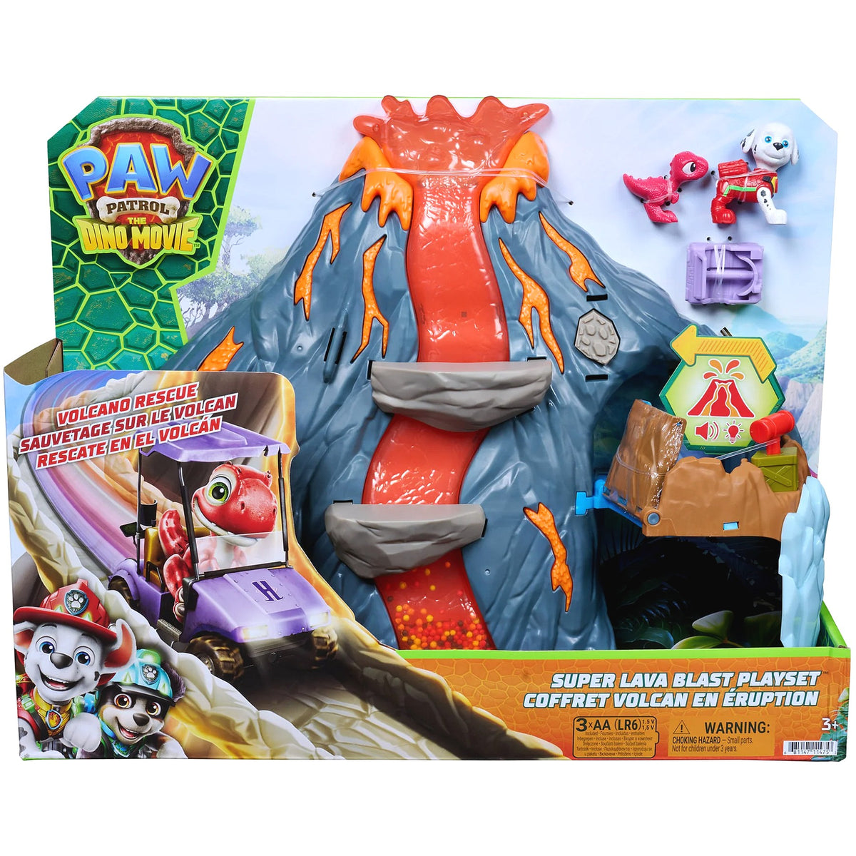 PAW Patrol - The Dino Movie Super Lava Blast Playset - Spin Master