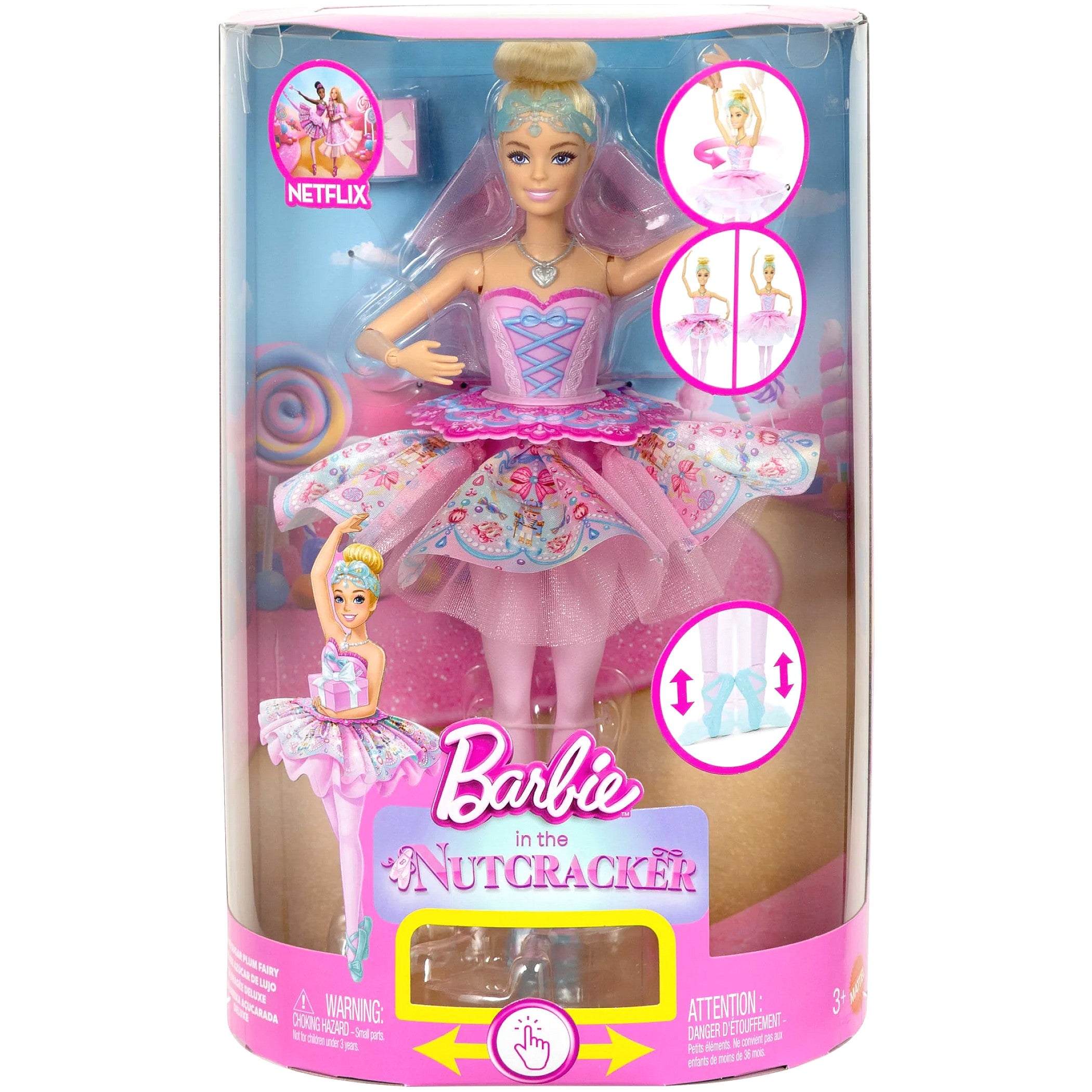 Barbie - In The Nutcracker Clara Fashion Doll with Tutu & Ballerina Accessories - Mattel