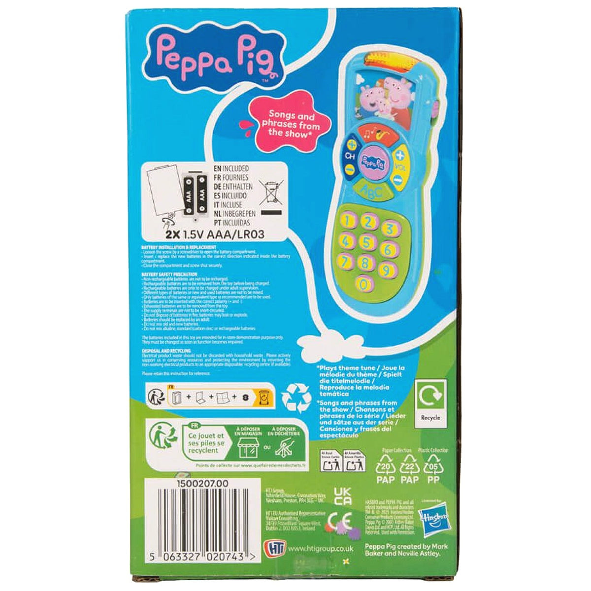 Peppa Pig - My First Remote Control - Jasnor