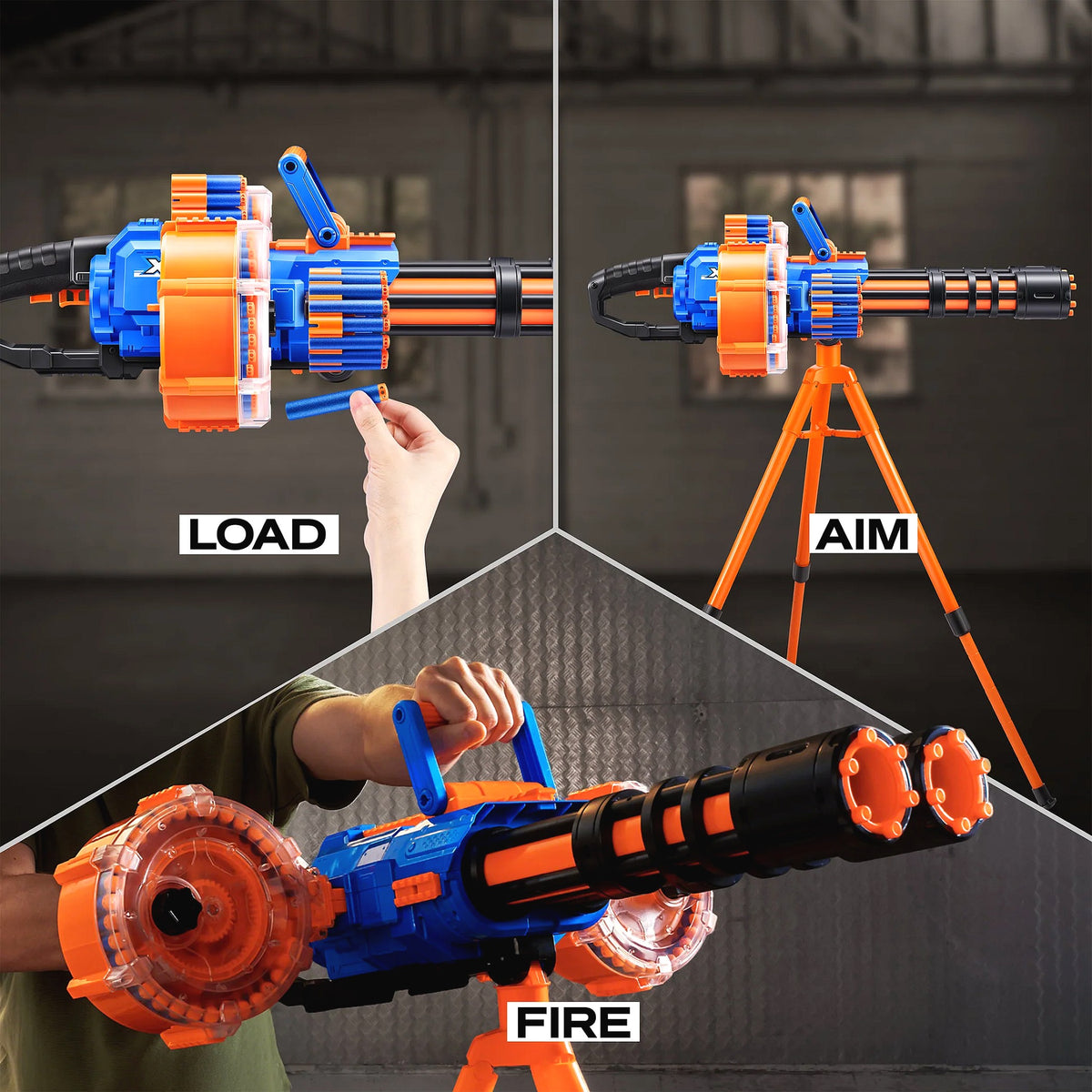 ZURU - Xshot Insanity Motorized Dartstorm With 200 Foam Darts