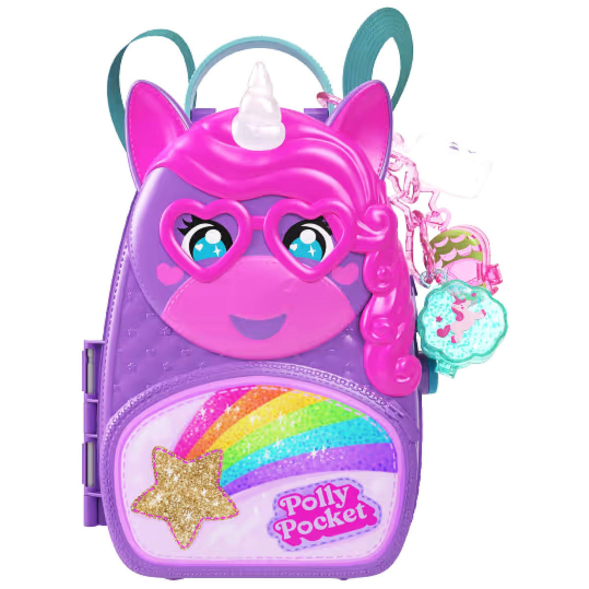 Polly Pocket - Unicorn Travel Backpack Playset - Mattel