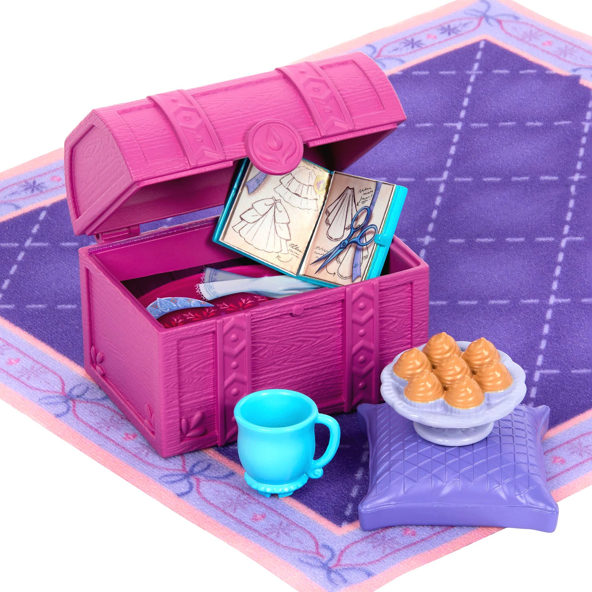 Disney - Frozen Slumber Sister Set with Anna & Elsa Fashion Dolls Olaf & 14 Accessories - Mattel
