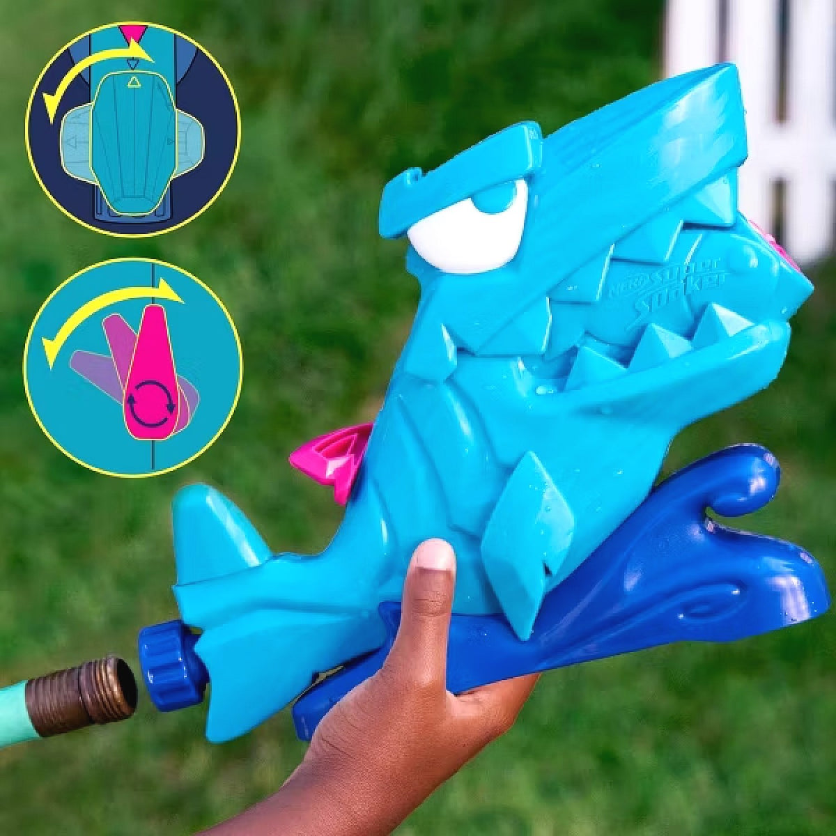 Nerf - Super Soaker Hop & Chomp Water Toy - Hasbro