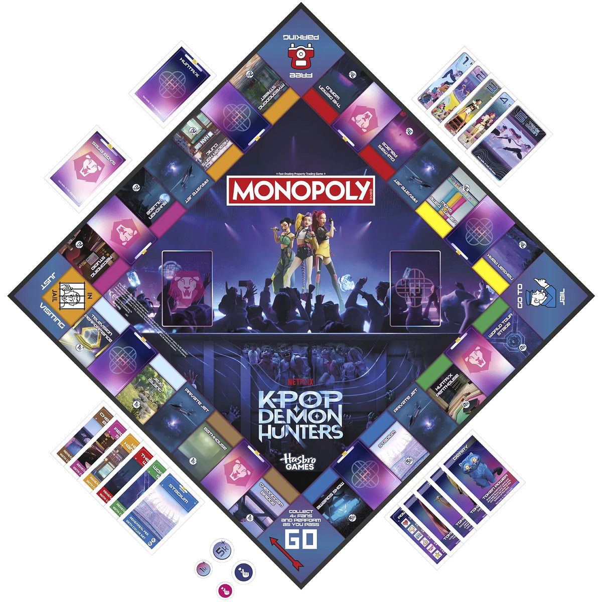 Monopoly - Kpop Demon Hunters - Hasbro Games