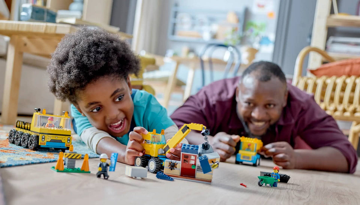 LEGO® 60391 Construction Trucks and Wrecking Ball Crane - City 4+