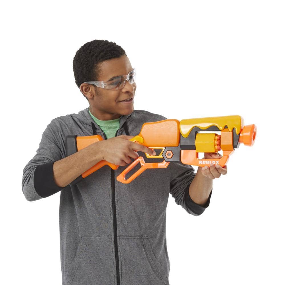 Nerf - Roblox Adopt Me! - Bees! Lever Action Blaster 8 Nerf Elite Darts Code To Unlock In-game Virtual Item