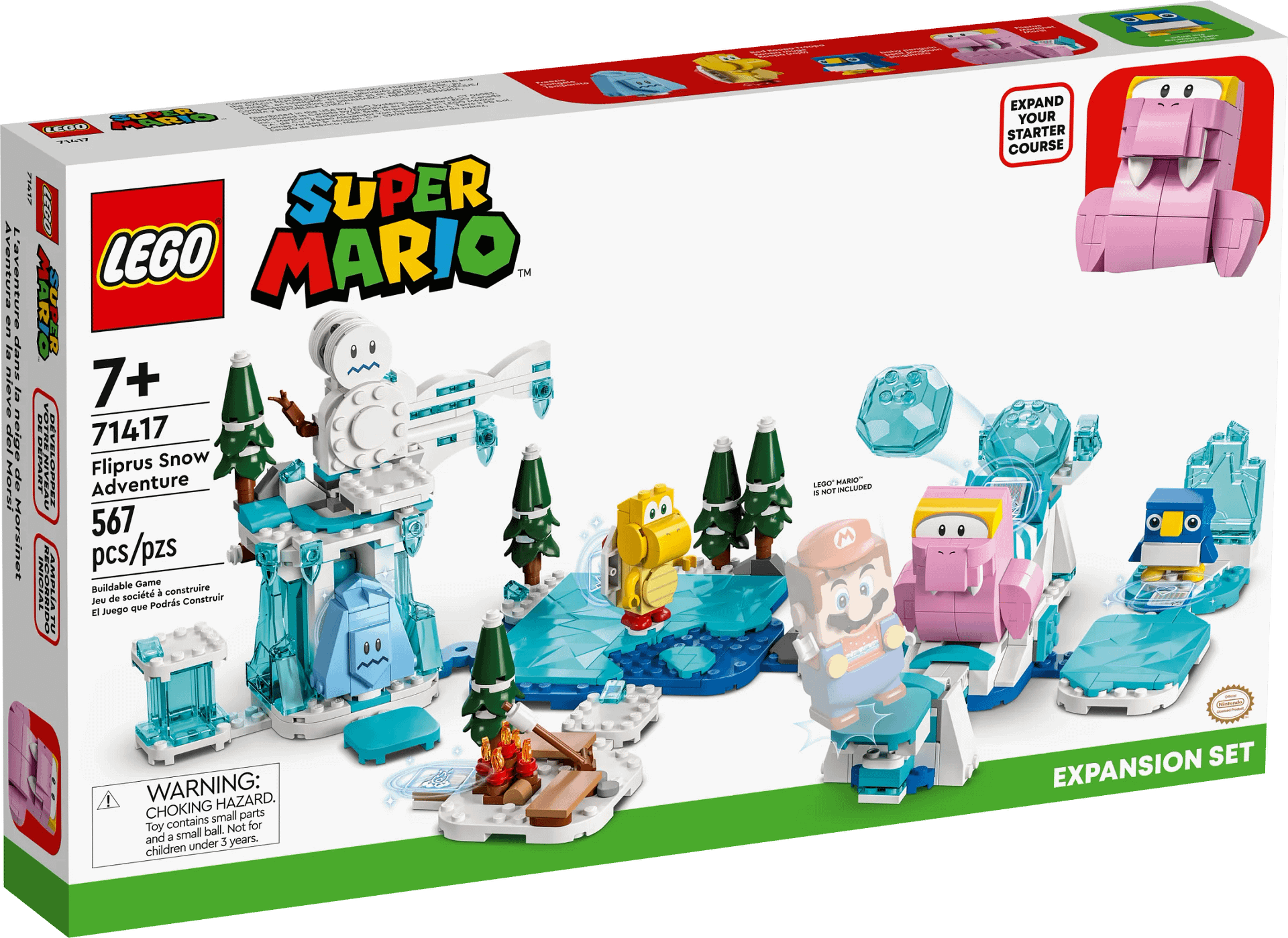 LEGO® 71417 Fliprus Snow Adventure Expansion Set - Super Mario™