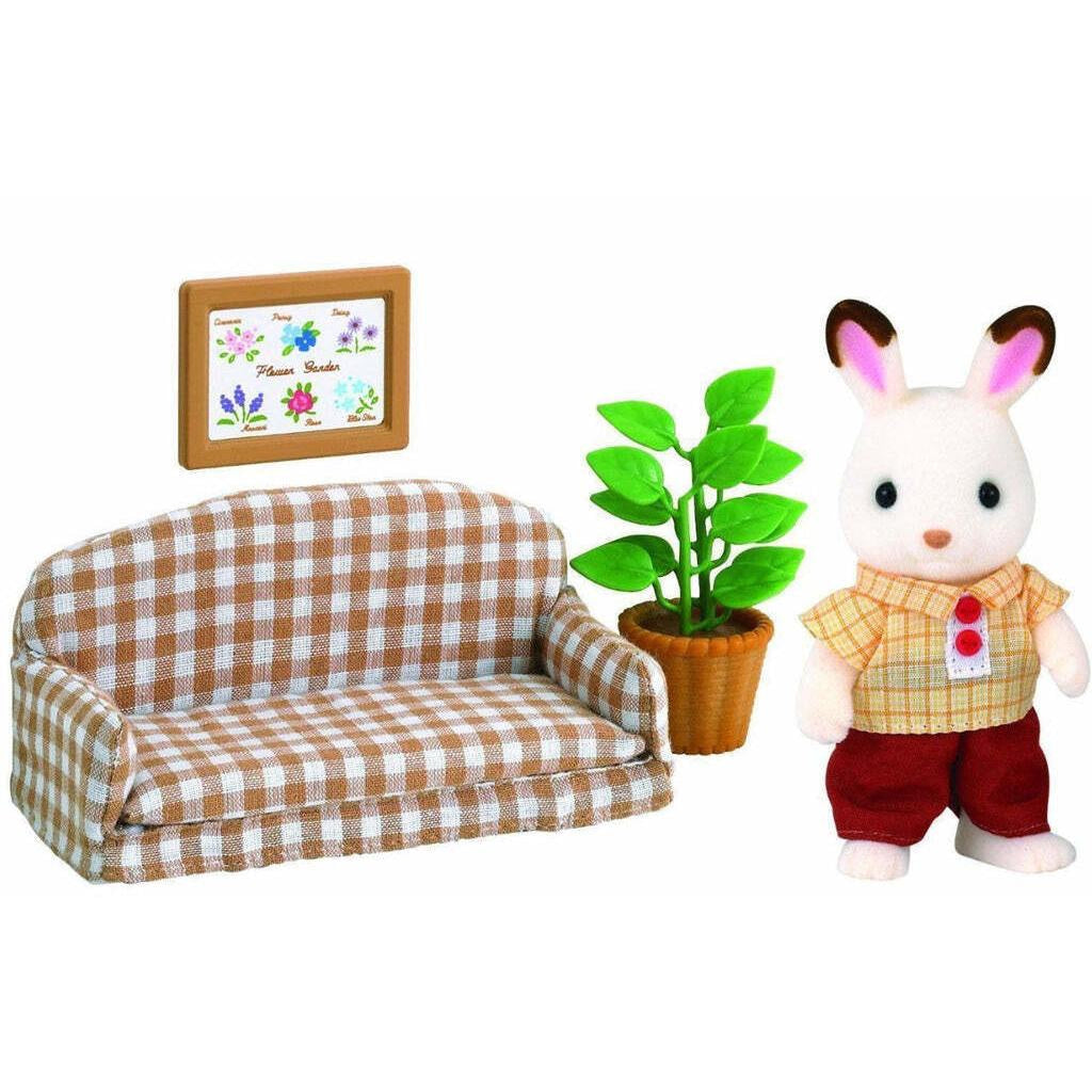 Sylvanian Families - Chocolate Rabbit Father Animal Doll Playset